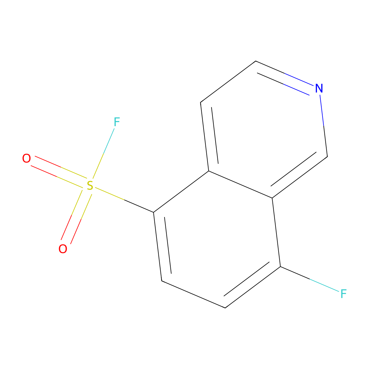 8-Fluoroisoquinoline-5-sulfonyl fluoride molecular structure, CAS 2384173-68-4