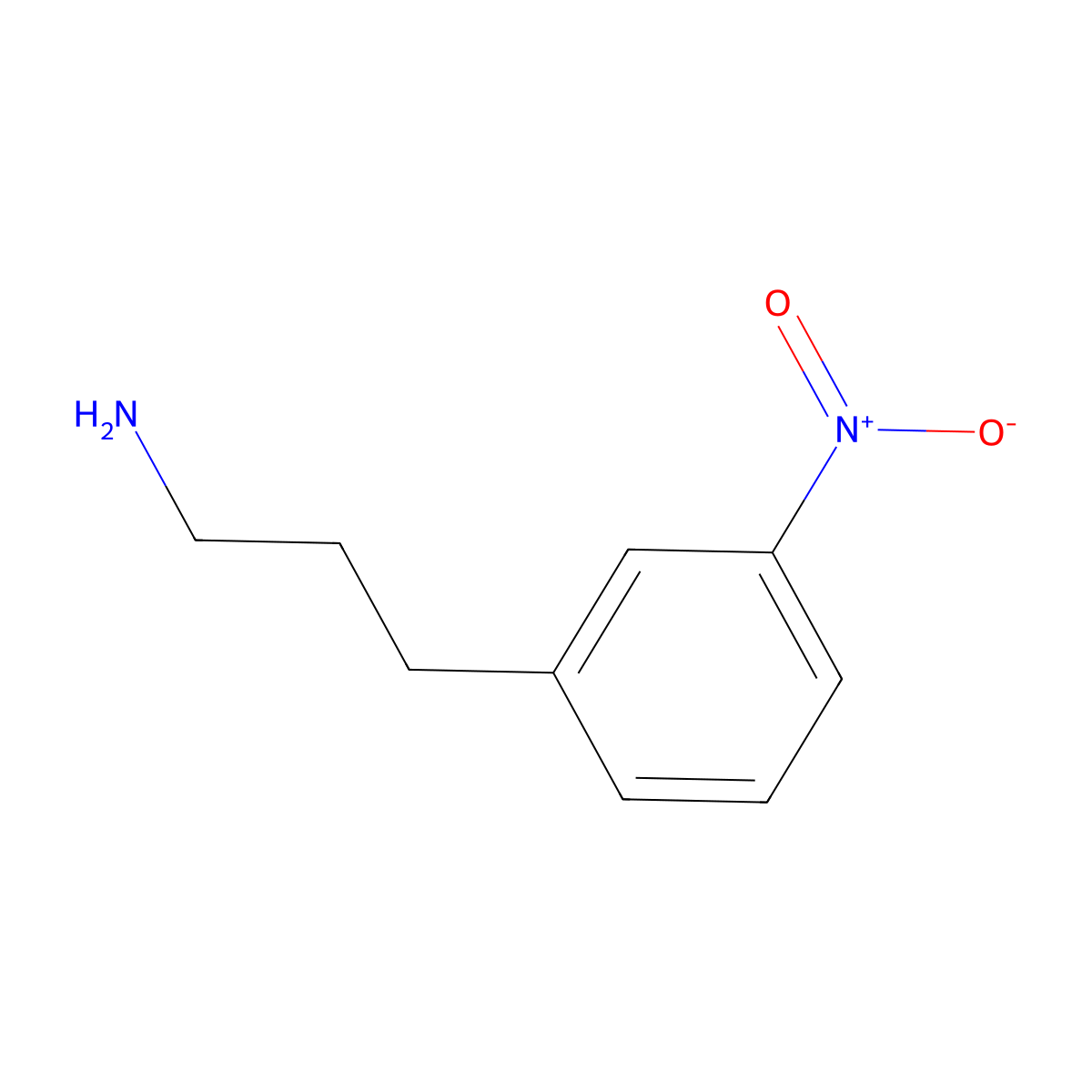 3-(3-Nitro-phenyl)-propylamine molecular structure, CAS 238431-54-4