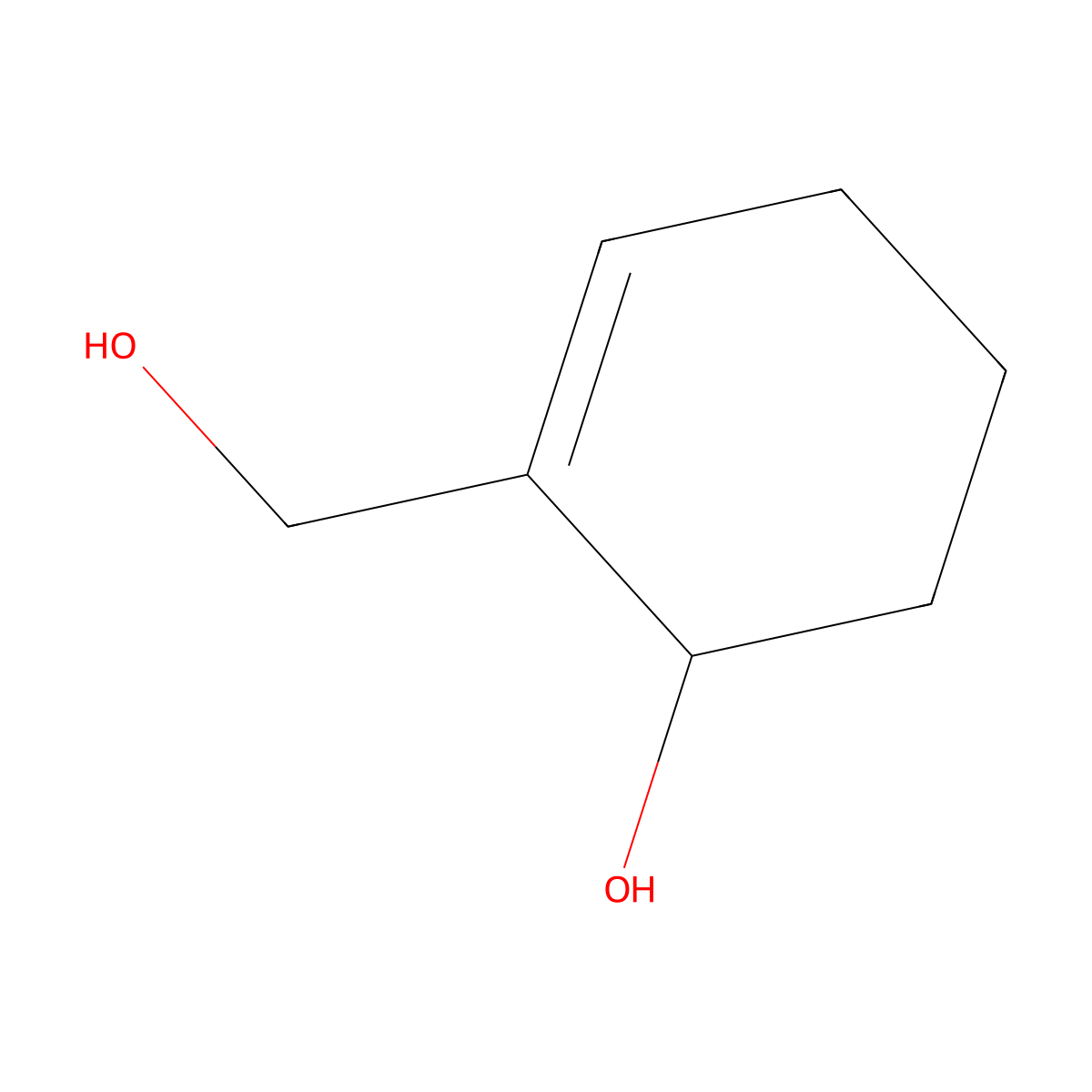 2-(Hydroxymethyl)cyclohex-2-en-1-ol molecular structure, CAS 238434-65-6
