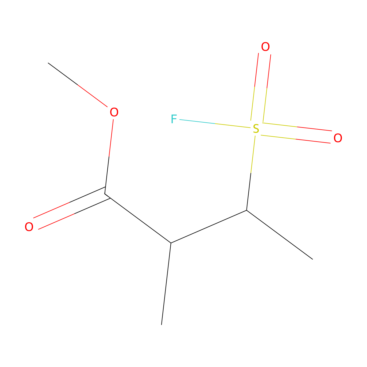 Methyl 2-methyl-3-sulfobutanoate molecular structure, CAS 2384364-27-4