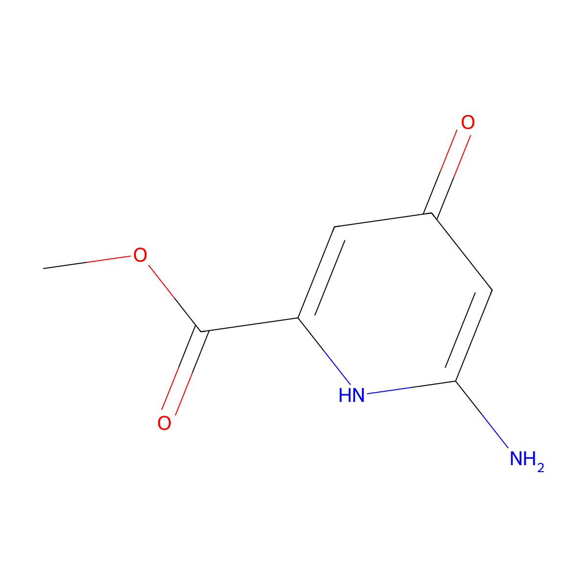 Methyl 6-amino-4-hydroxypyridine-2-carboxylate molecular structure, CAS 2384365-18-6