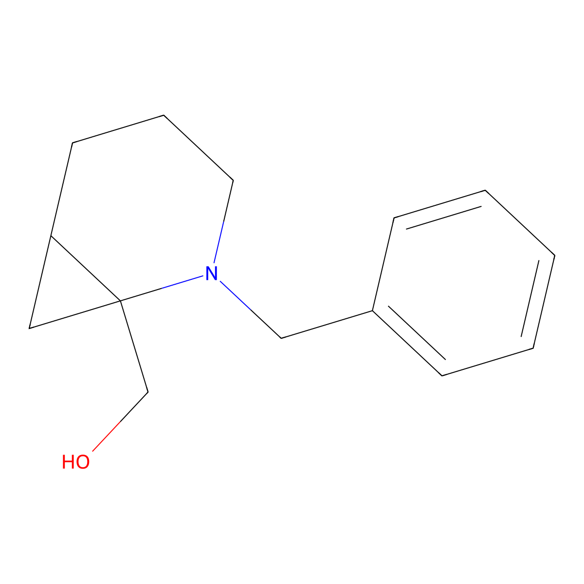 {2-Benzyl-2-azabicyclo[4.1.0]heptan-1-yl}methanol molecular structure, CAS 2384397-01-5
