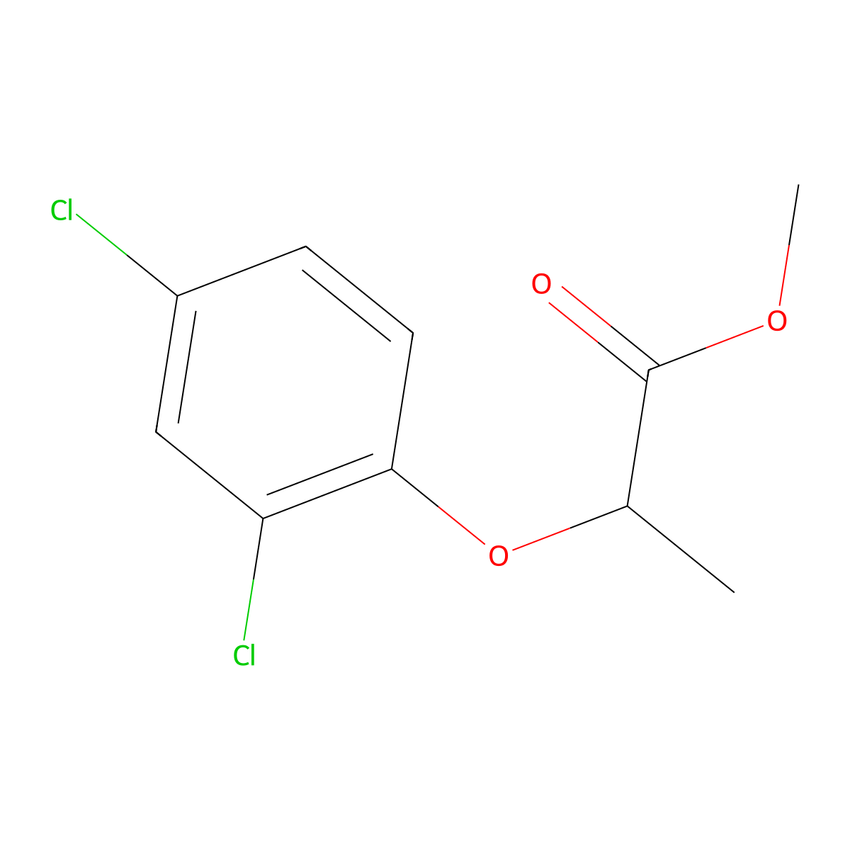 Dichlorprop-methyl molecular structure, CAS 23844-57-7