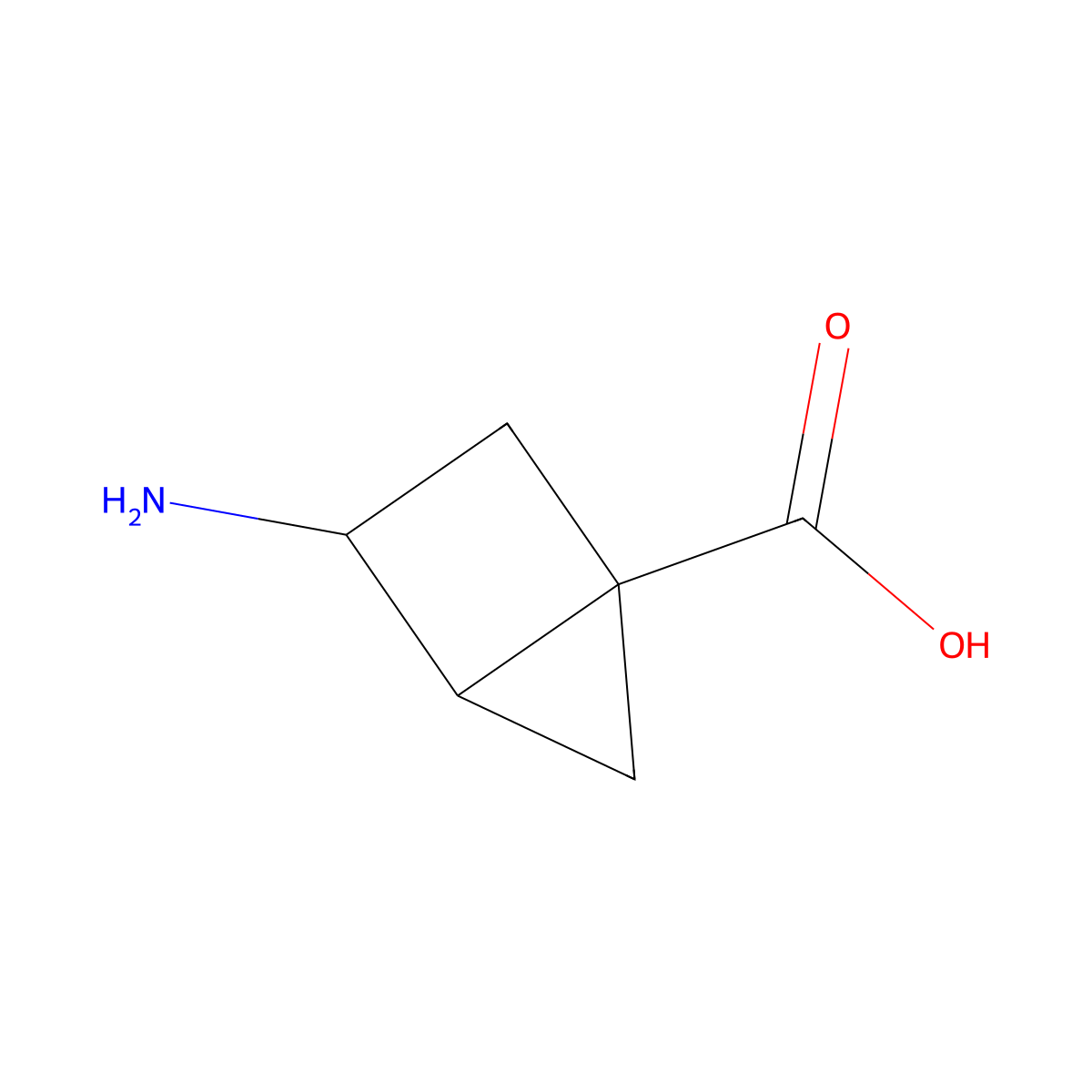 3-Aminobicyclo[2.1.0]pentane-1-carboxylic acid molecular structure, CAS 2384421-71-8