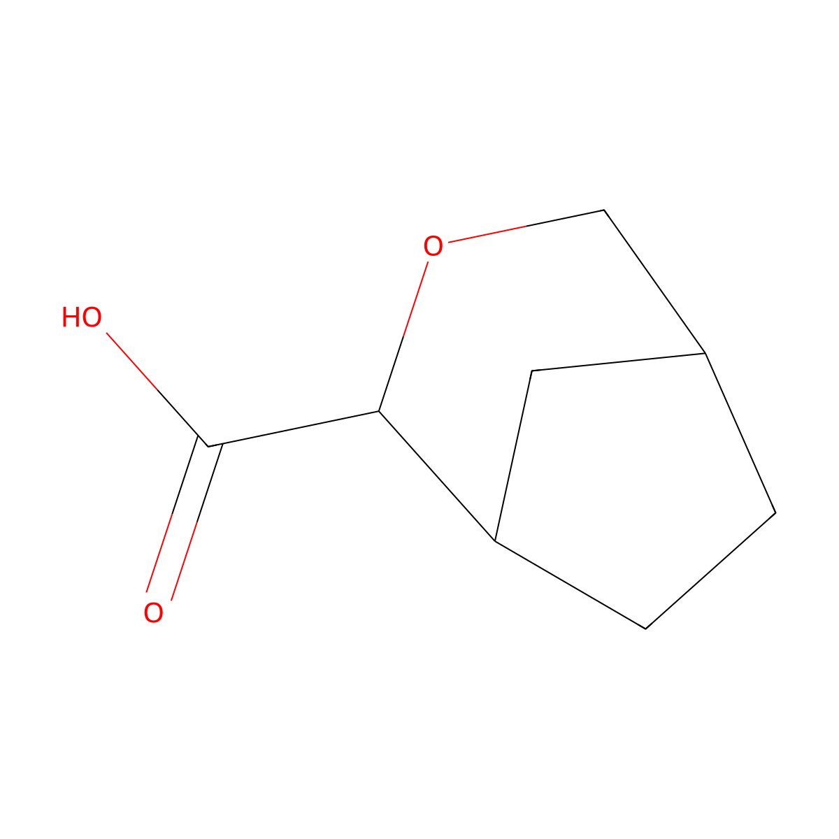3-Oxabicyclo[3.2.1]octane-2-carboxylic acid molecular structure, CAS 2384527-58-4