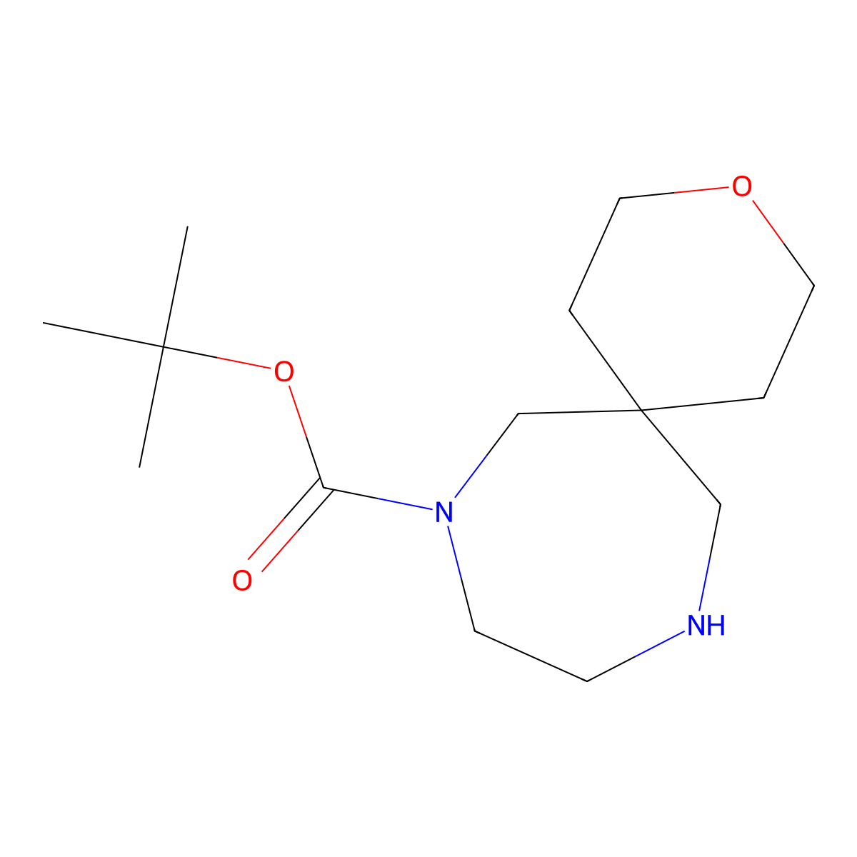 Tert-butyl 3-oxa-8,11-diazaspiro[5.6]dodecane-8-carboxylate molecular structure, CAS 2384655-17-6