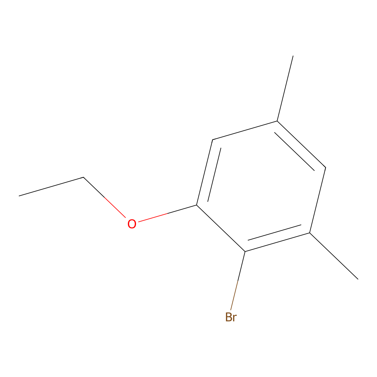 2-Bromo-1-ethoxy-3,5-dimethylbenzene molecular structure, CAS 2384713-36-2
