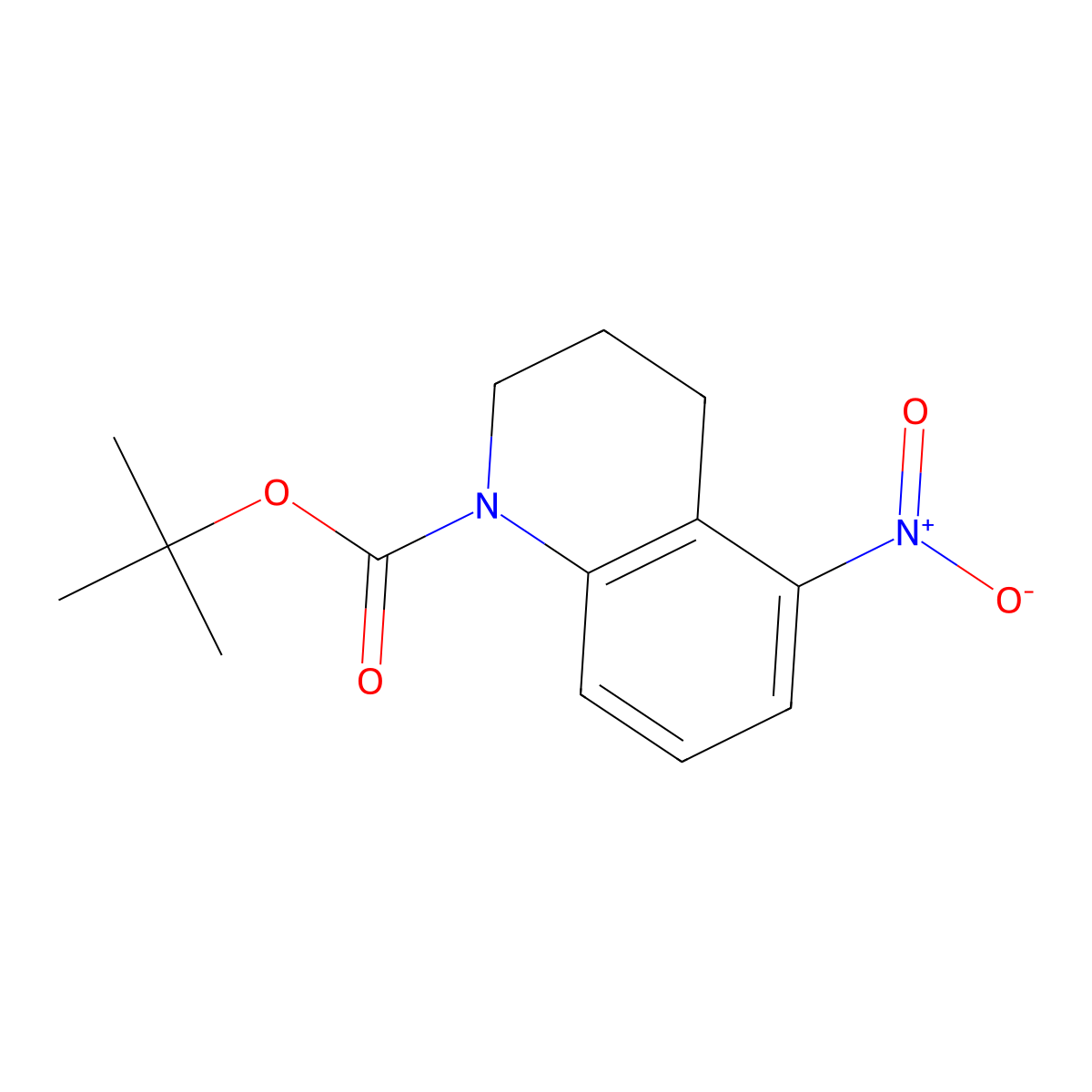 tert-Butyl 5-nitro-3,4-dihydroquinoline-1(2H)-carboxylate molecular structure, CAS 2384738-18-3
