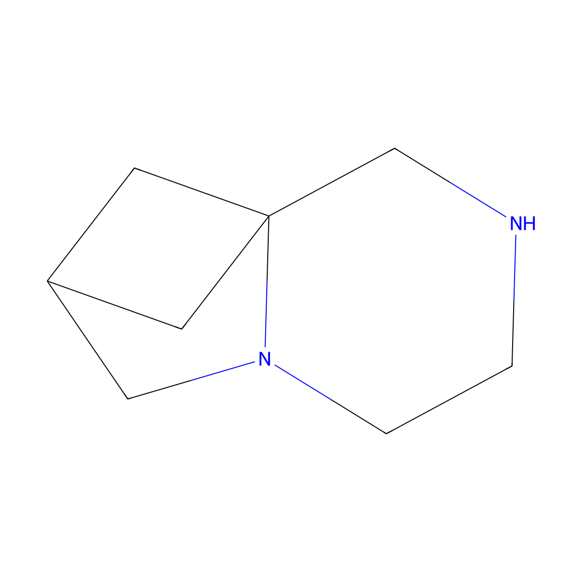 Hexahydro-1H-7,8a-methanopyrrolo[1,2-a]pyrazine molecular structure, CAS 2384790-93-4