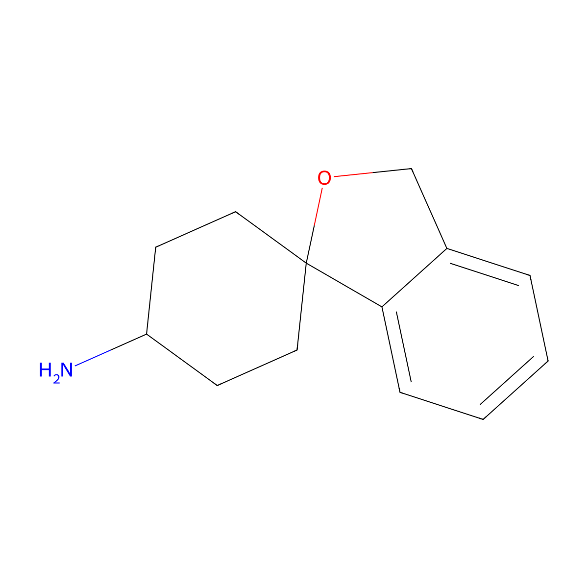 3H-spiro[2-benzofuran-1,1'-cyclohexan]-4'-amine molecular structure, CAS 2384804-91-3