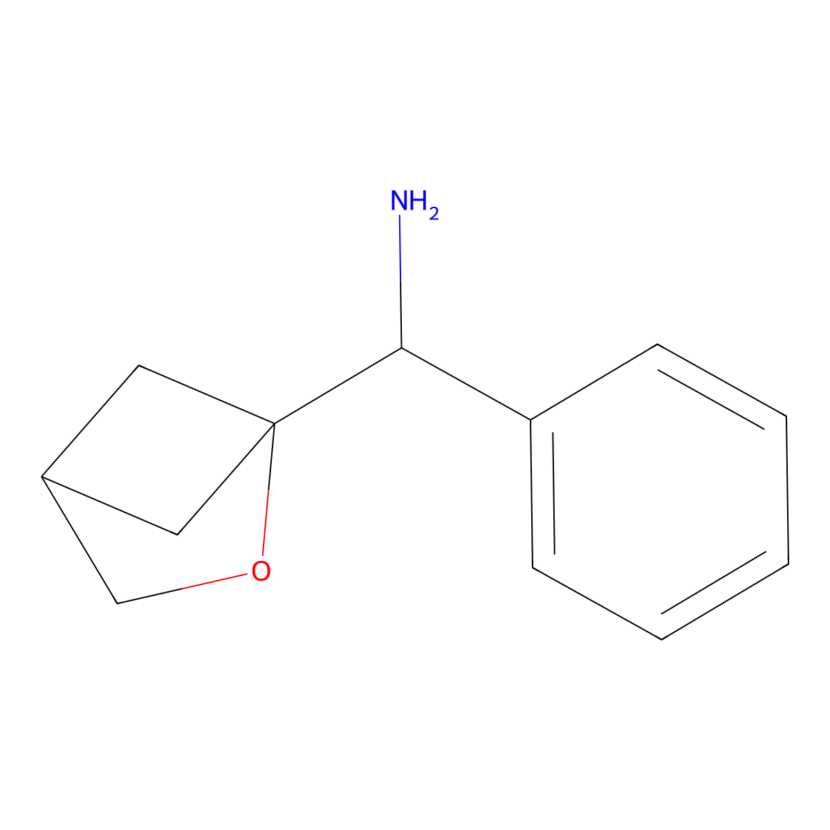 {2-Oxabicyclo[2.1.1]hexan-1-yl}(phenyl)methanamine molecular structure, CAS 2384927-47-1