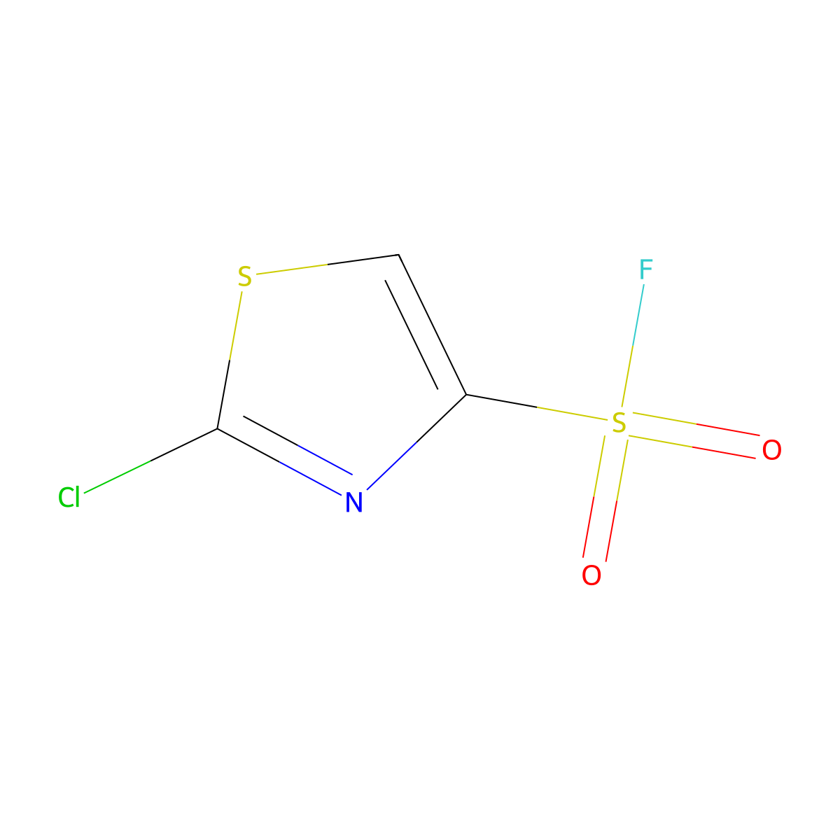 2-Chloro-1,3-thiazole-4-sulfonyl fluoride molecular structure, CAS 2384979-29-5