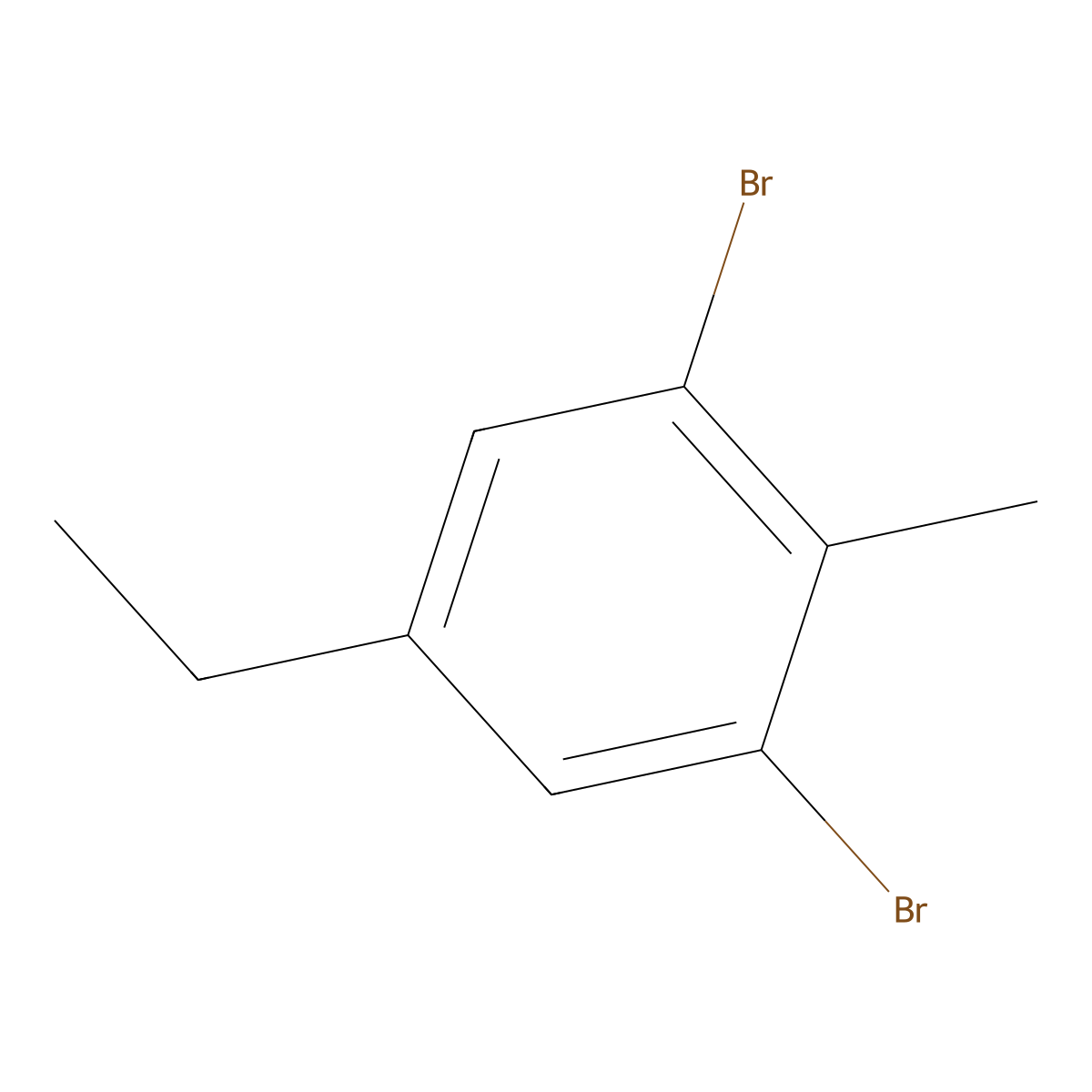 1,3-Dibromo-5-ethyl-2-methylbenzene molecular structure, CAS 2384992-73-6