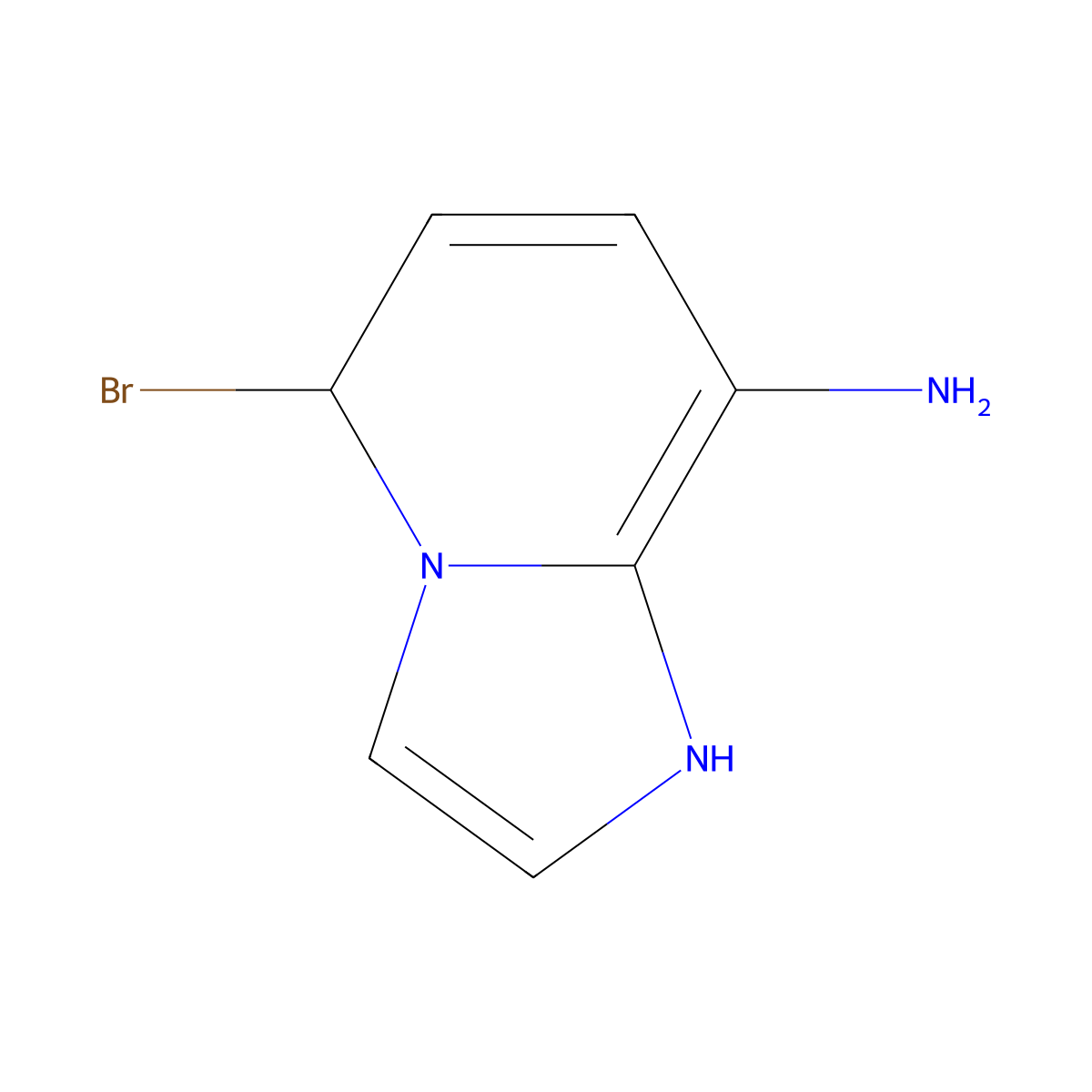 5-Bromo-1,5-dihydroimidazo[1,2-a]pyridin-8-amine molecular structure, CAS 2385067-57-0