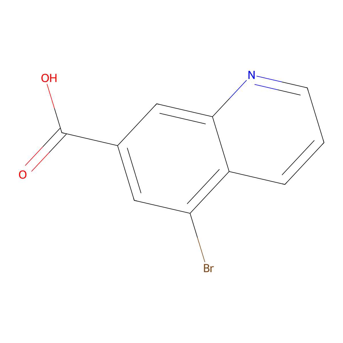 5-Bromoquinoline-7-carboxylic acid molecular structure, CAS 2385277-97-2