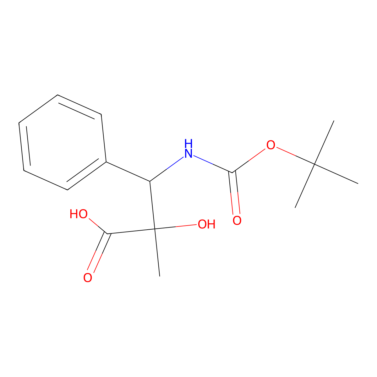 3-{[(Tert-butoxy)carbonyl]amino}-2-hydroxy-2-methyl-3-phenylpropanoic acid molecular structure, CAS 2385284-25-1