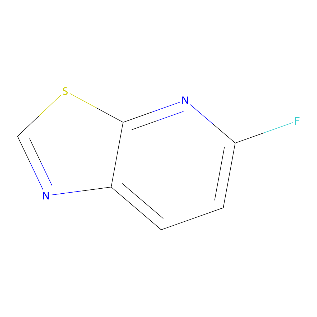 5-Fluoro-[1,3]thiazolo[5,4-b]pyridine molecular structure, CAS 2385287-60-3