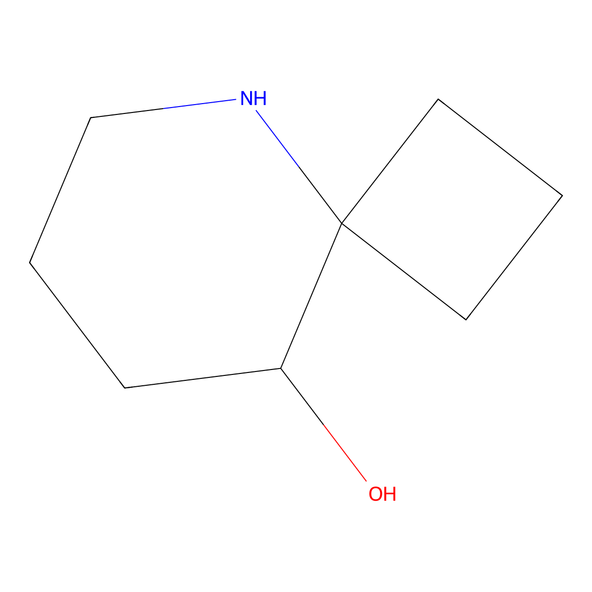 5-Azaspiro[3.5]nonan-9-ol molecular structure, CAS 2385313-57-3