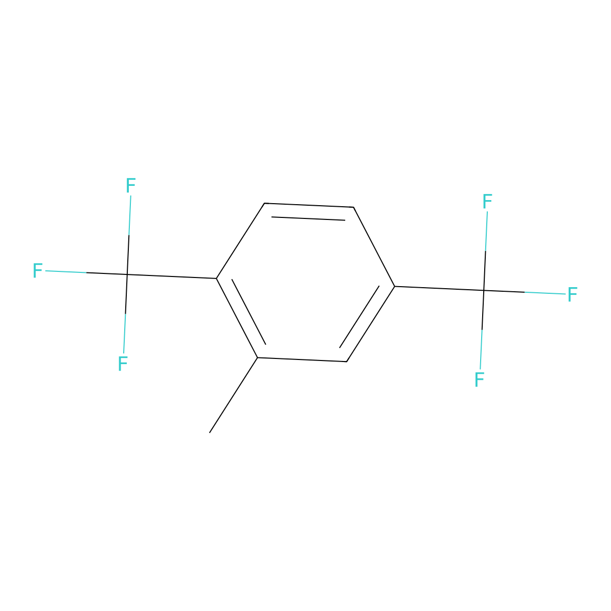 2-Methyl-1,4-bis(trifluoromethyl)benzene molecular structure, CAS 2385323-82-8