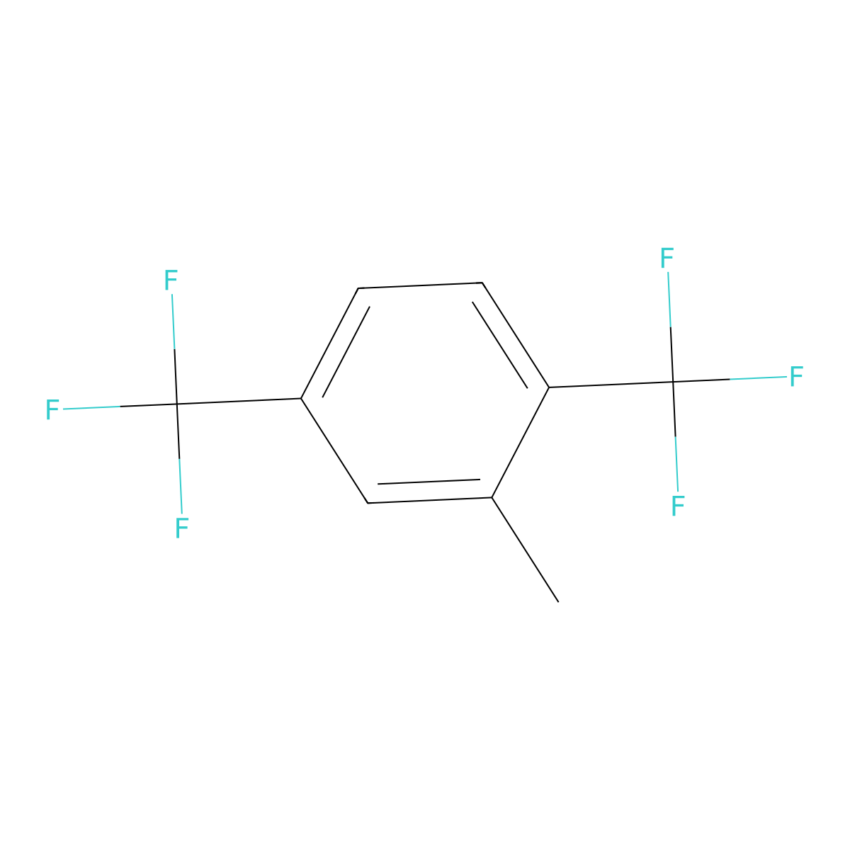 2-Methyl-1,4-bis(trifluoromethyl)benzene molecular structure, CAS 2385323-82-8