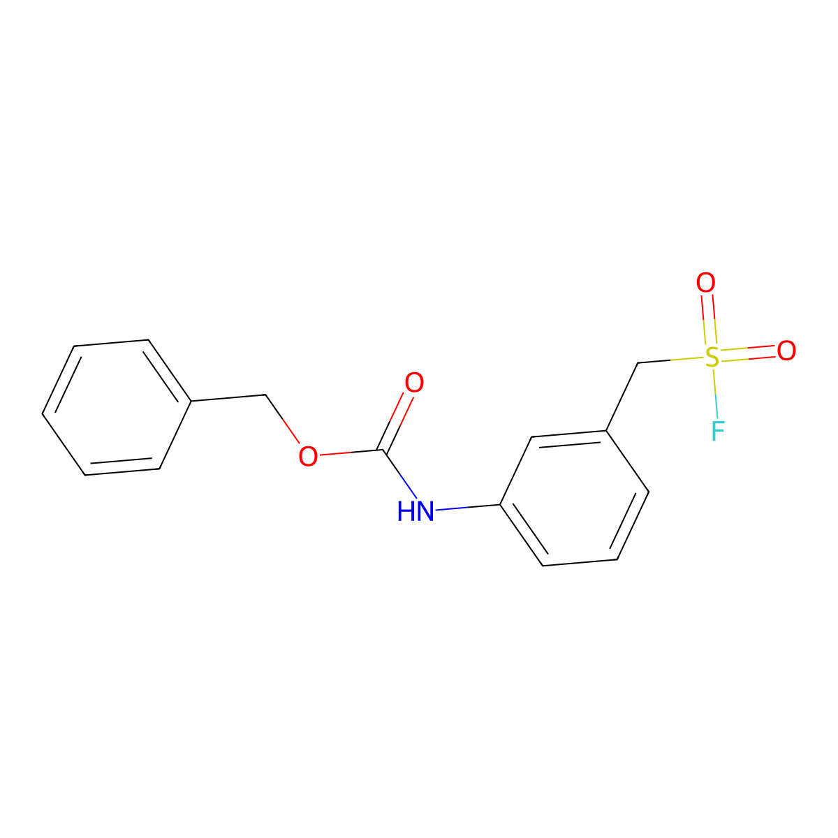 benzyl N-{3-[(fluorosulfonyl)methyl]phenyl}carbamate molecular structure, CAS 2385354-06-1