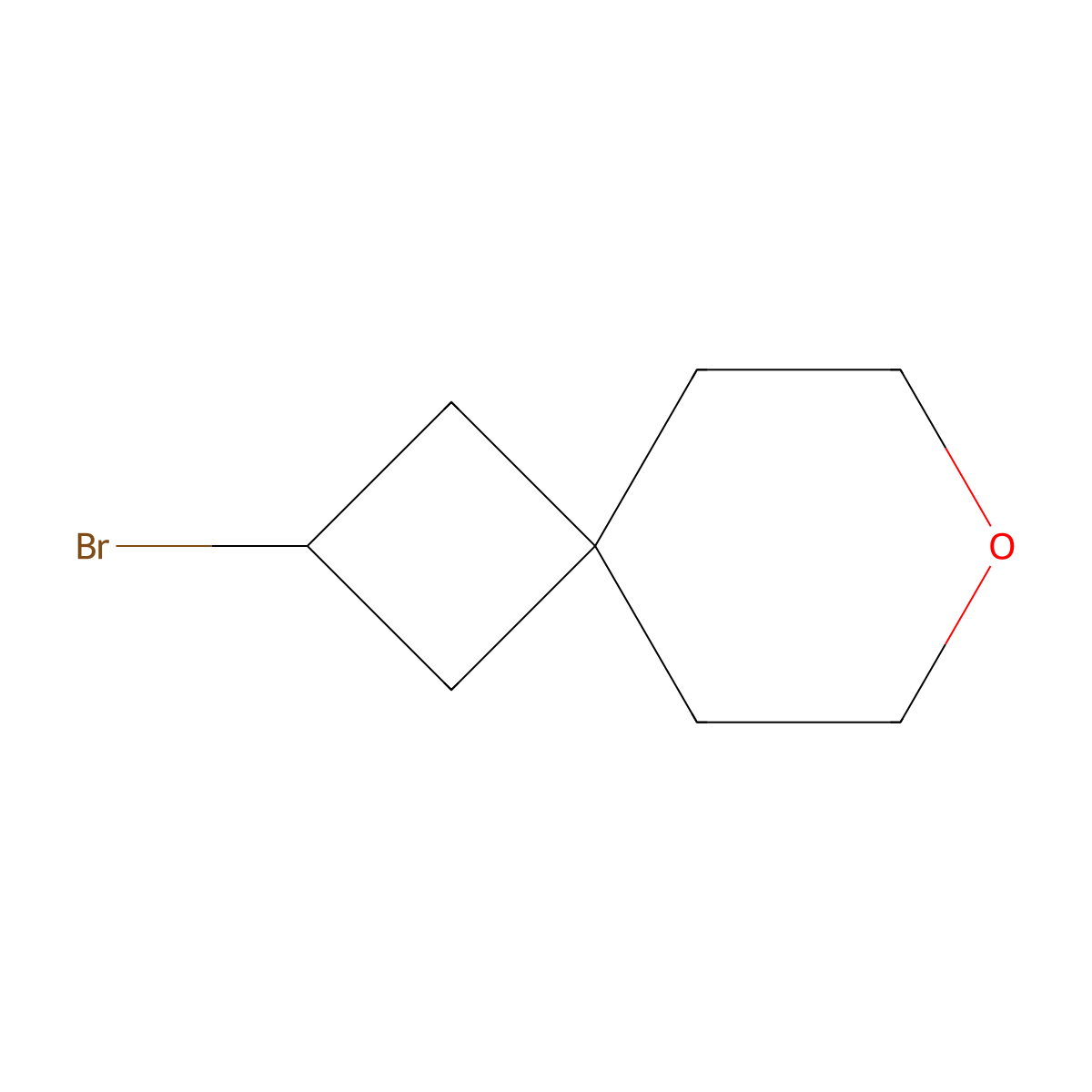 2-Bromo-7-oxaspiro[3.5]nonane molecular structure, CAS 2385355-17-7