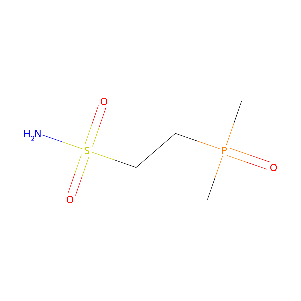 2-(Dimethylphosphoryl)ethane-1-sulfonamide molecular structure, CAS 2385358-65-4