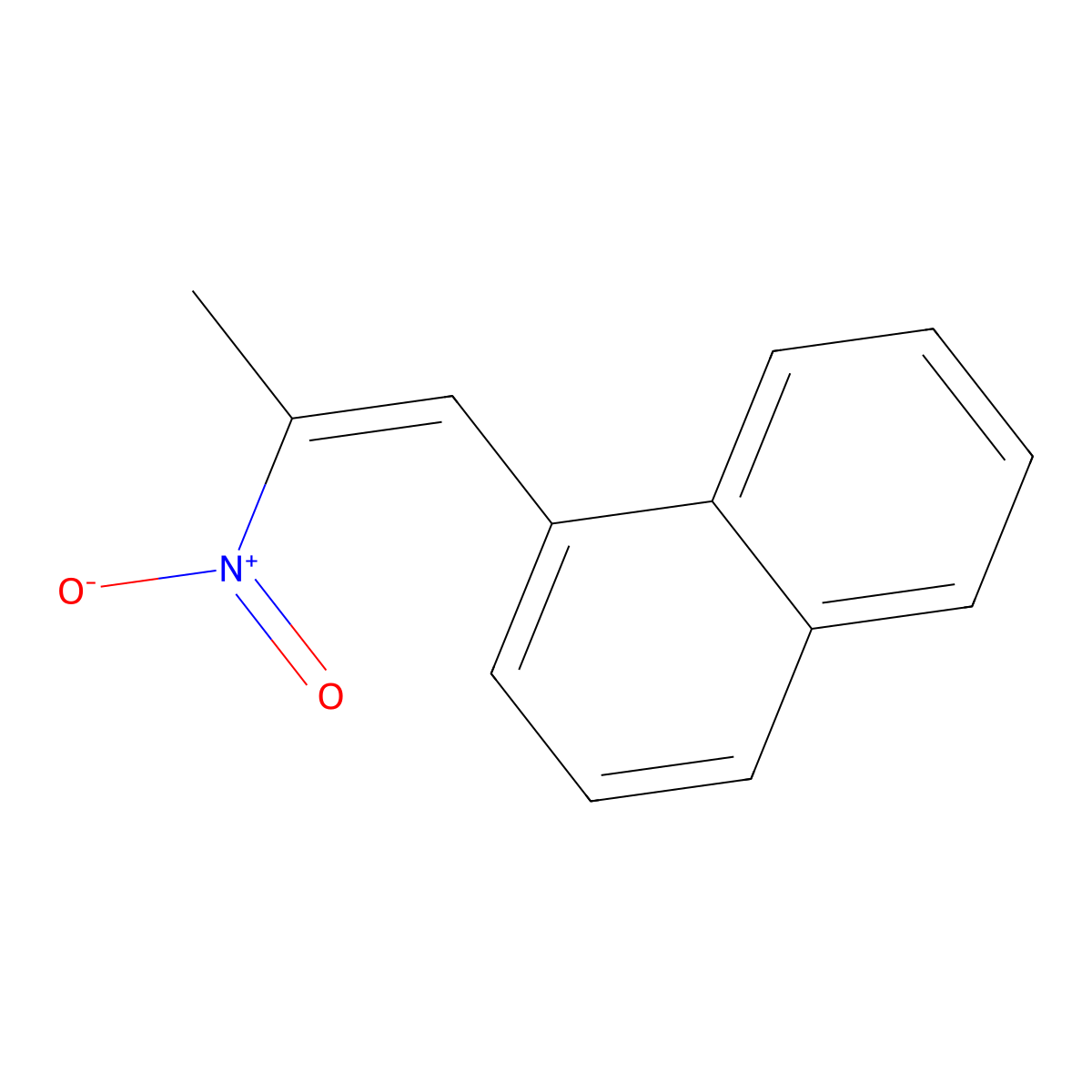 1-(2-Nitroprop-1-enyl)naphthalene molecular structure, CAS 23854-03-7