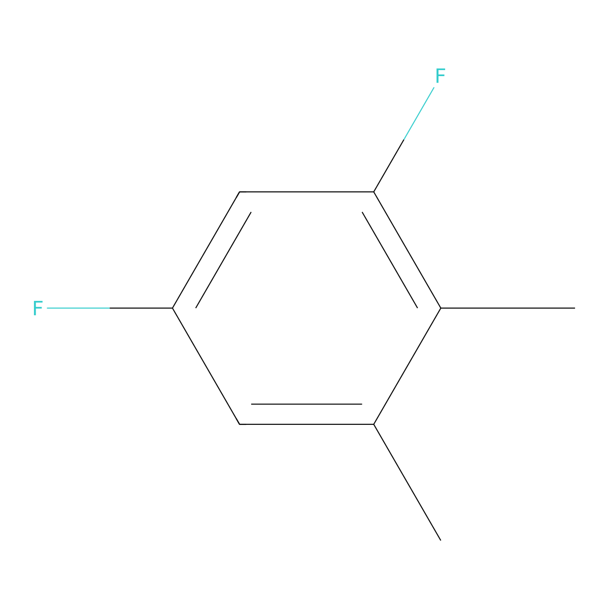 1,5-Difluoro-2,3-dimethylbenzene molecular structure, CAS 2385448-78-0