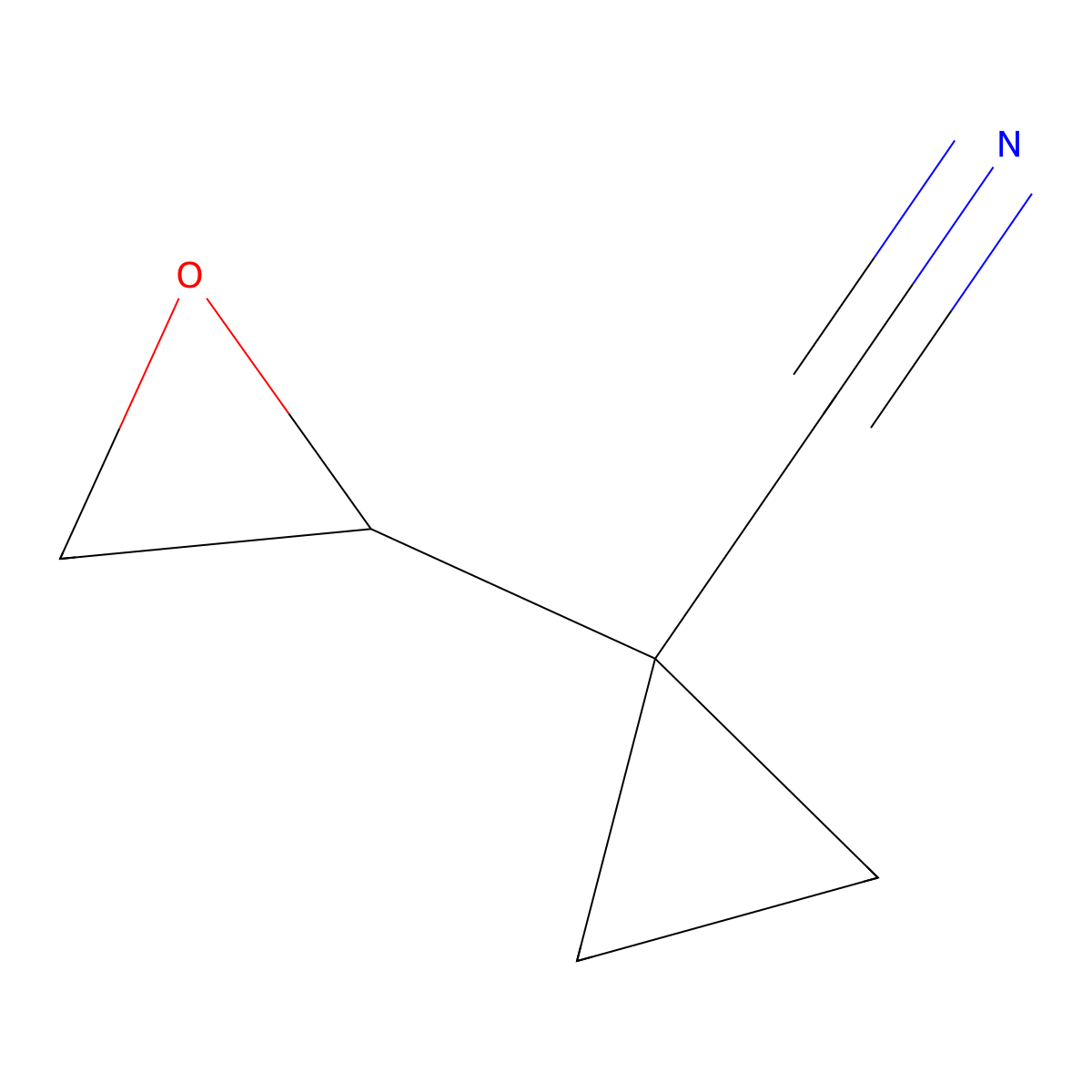 1-(Oxiran-2-yl)cyclopropane-1-carbonitrile molecular structure, CAS 2385584-32-5