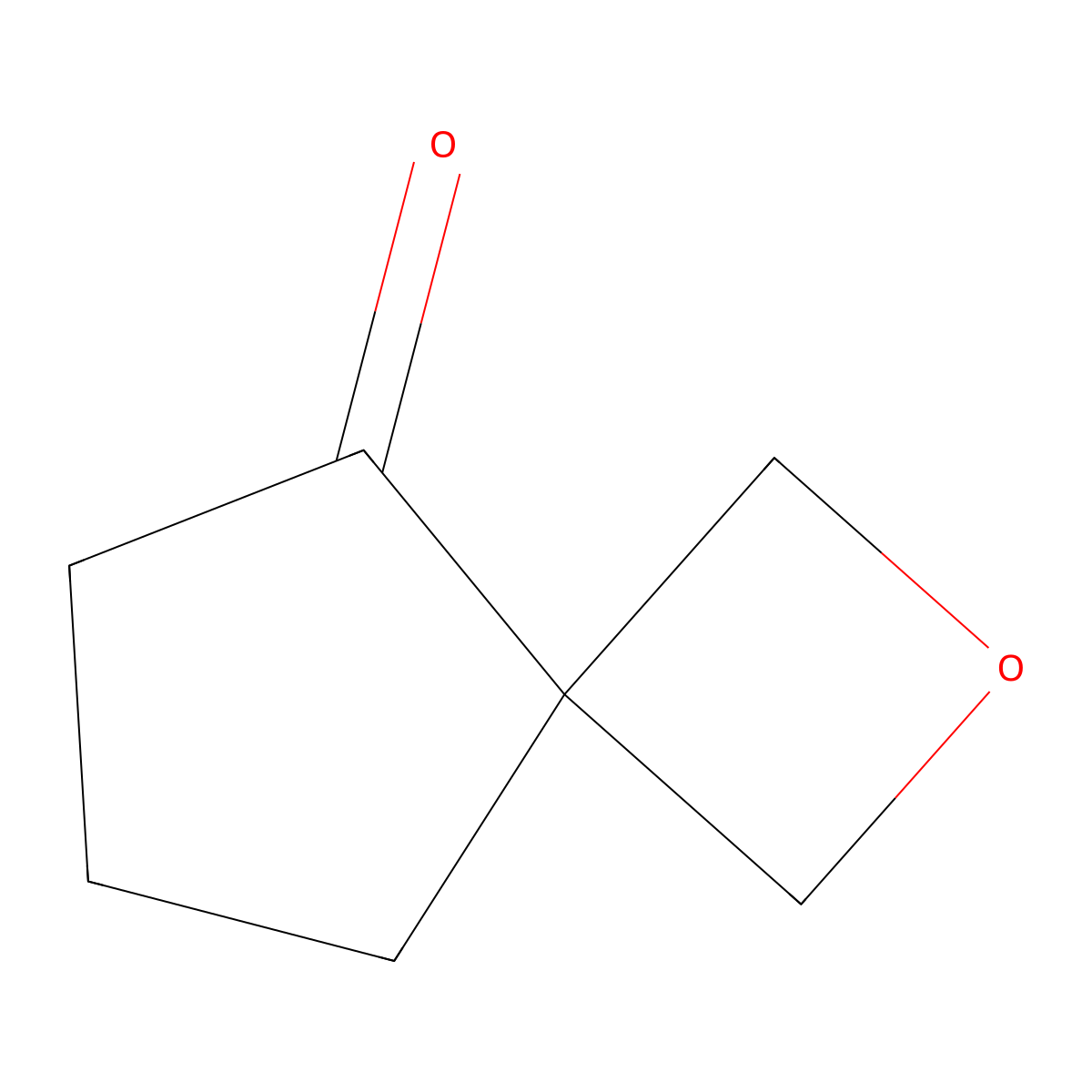 2-Oxaspiro[3.4]octan-5-one molecular structure, CAS 2385640-02-6