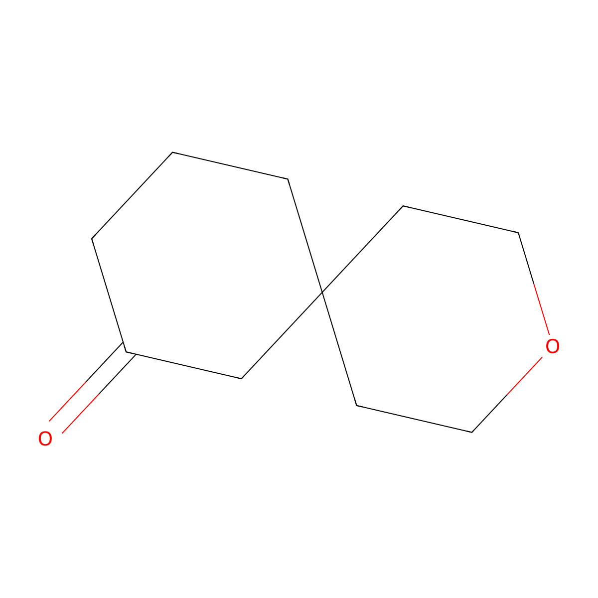 3-Oxaspiro[5.5]undecan-8-one molecular structure, CAS 2385721-54-8