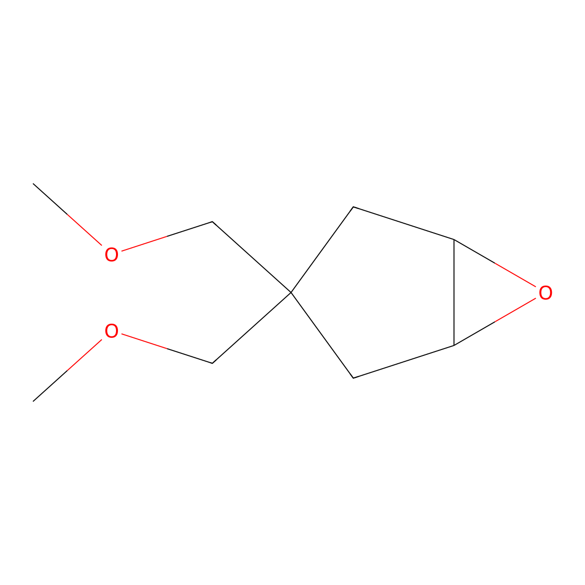 3,3-Bis(methoxymethyl)-6-oxabicyclo[3.1.0]hexane molecular structure, CAS 2385742-47-0