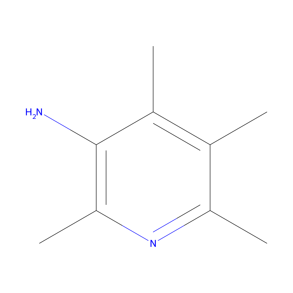 Tetramethylpyridin-3-amine molecular structure, CAS 2385783-62-8