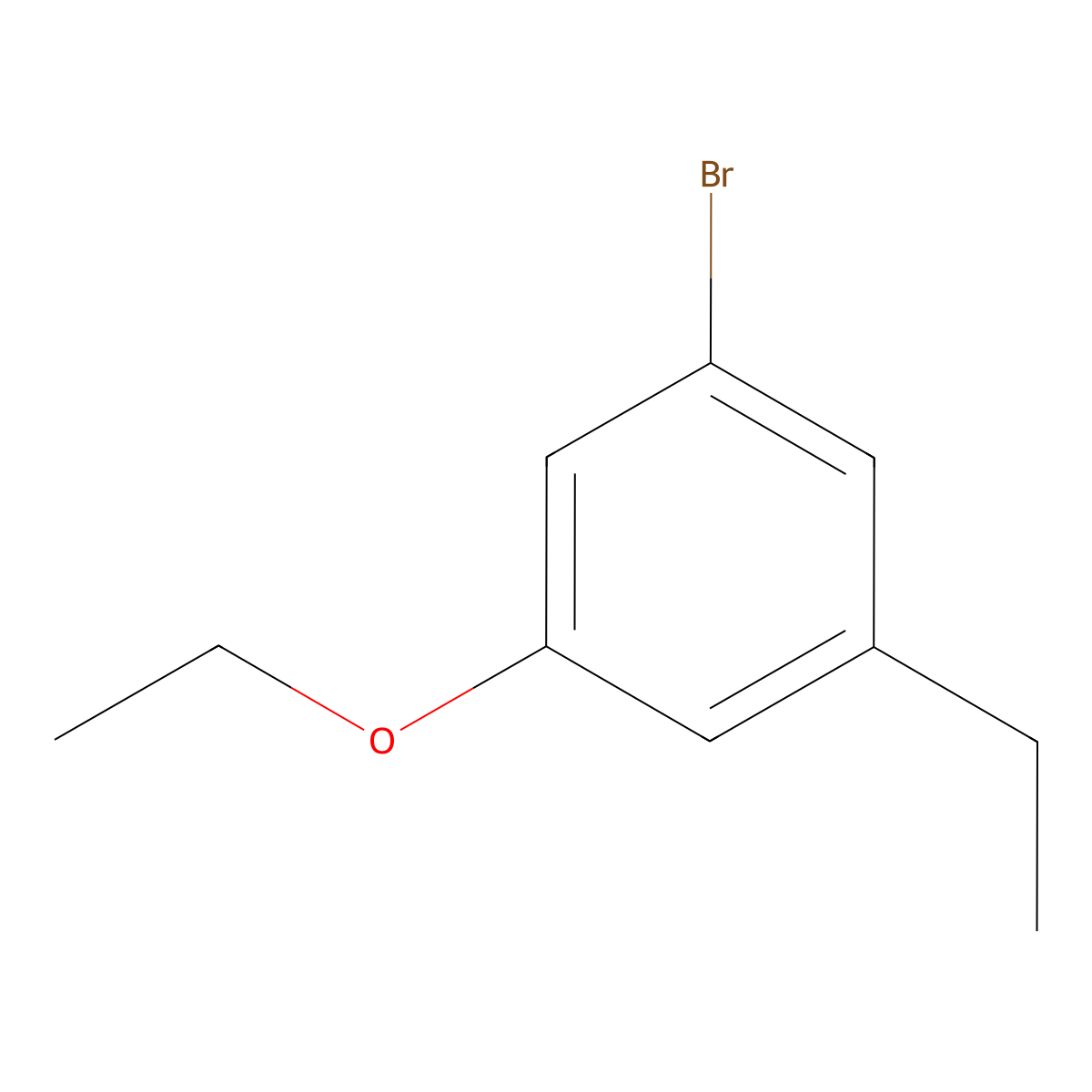 1-Bromo-3-ethoxy-5-ethylbenzene molecular structure, CAS 2385880-66-8