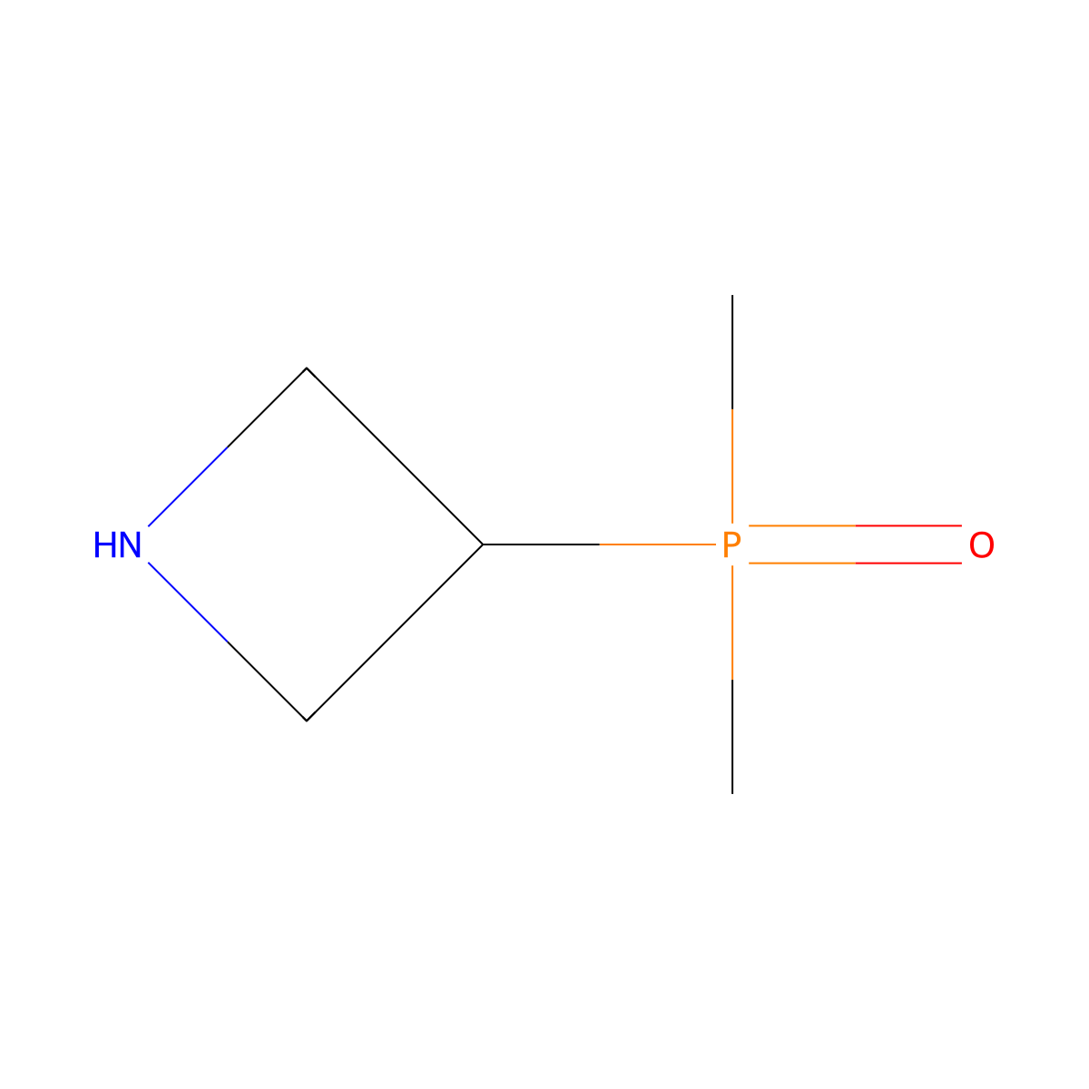 3-(Dimethylphosphoryl)azetidine molecular structure, CAS 2385920-96-5