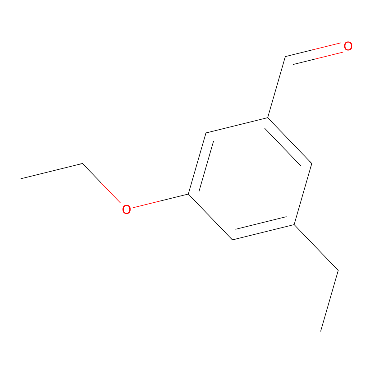 3-Ethoxy-5-ethylbenzaldehyde molecular structure, CAS 2385956-71-6