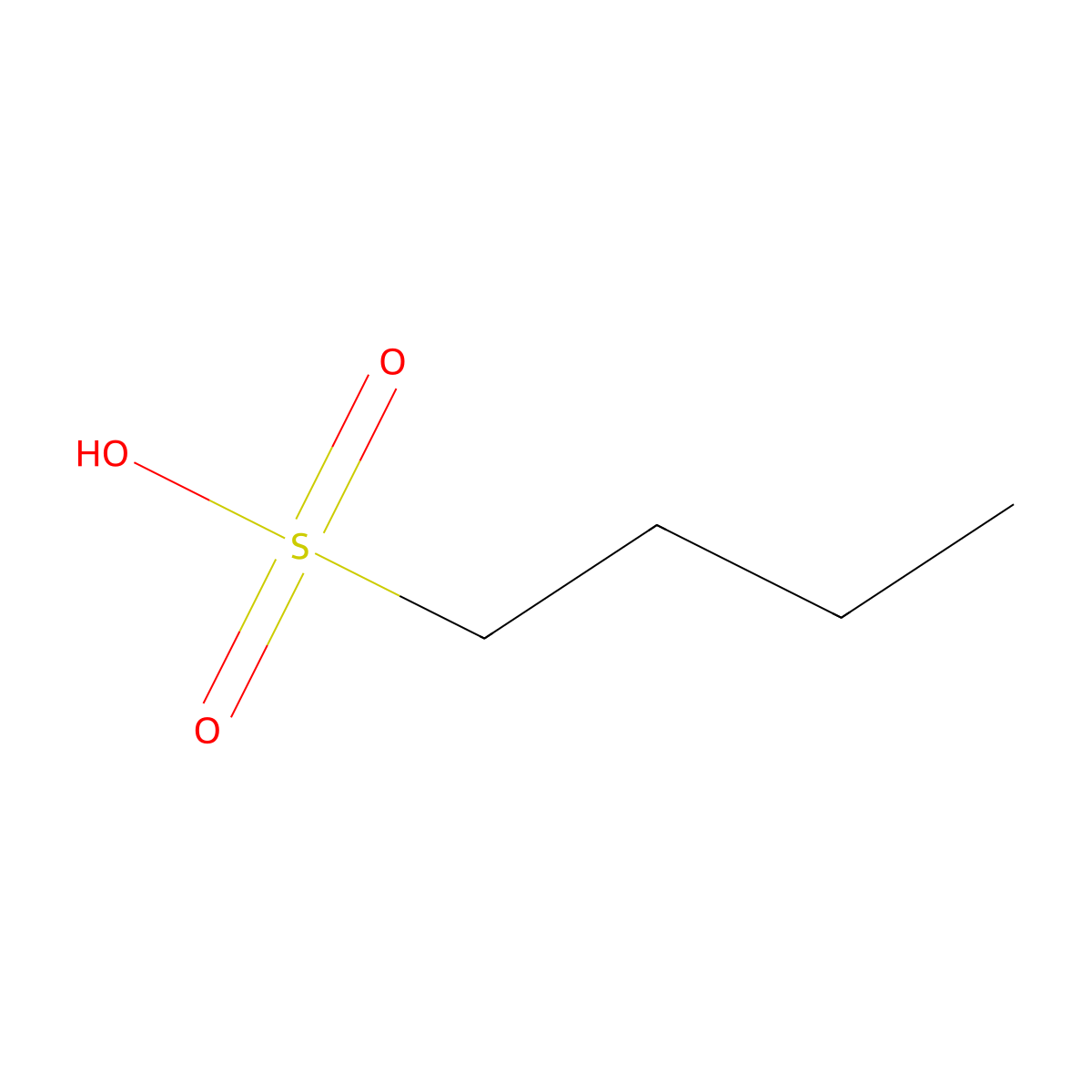 1-Butanesulfonic acid molecular structure, CAS 2386-47-2