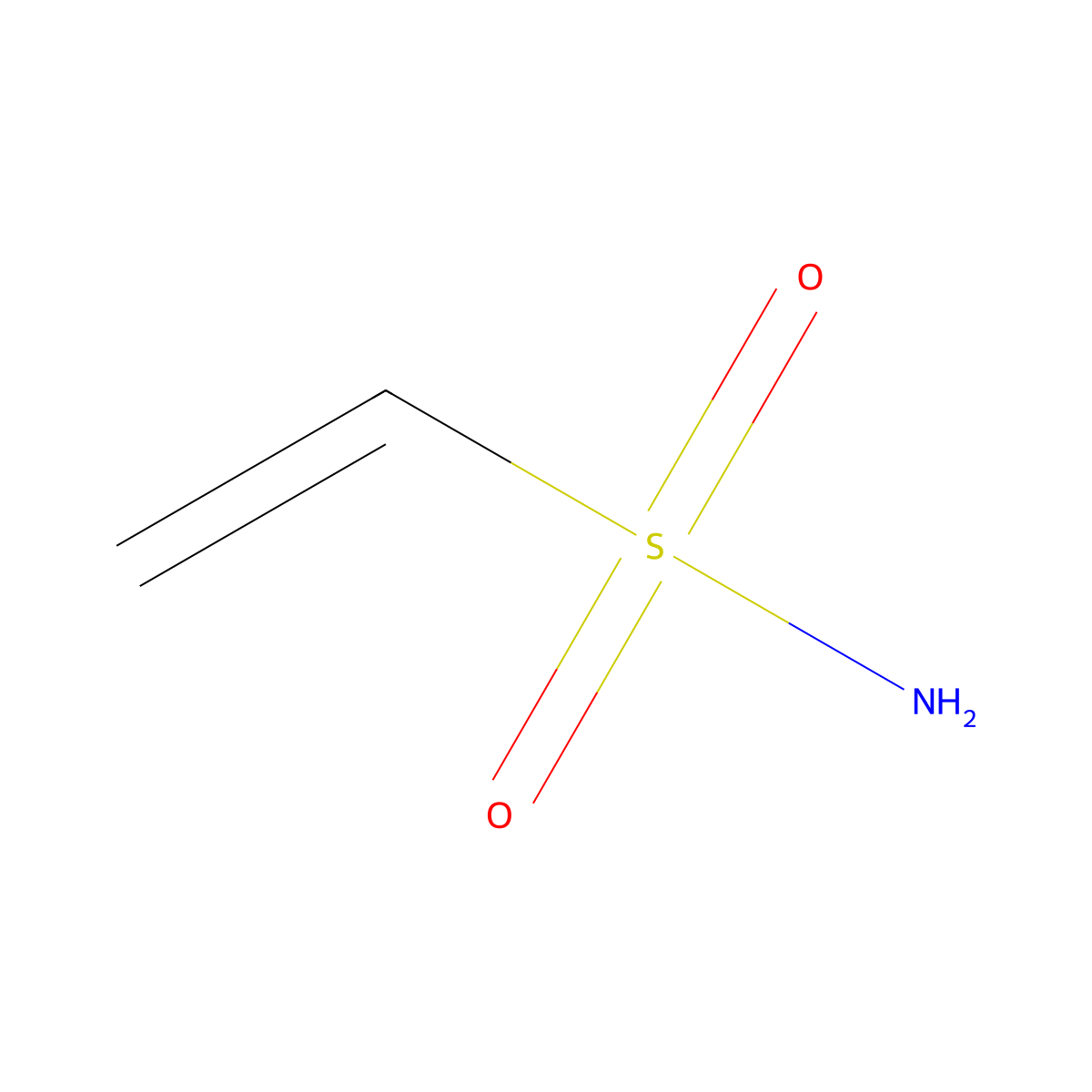 Vinyl sulfonamide molecular structure, CAS 2386-58-5