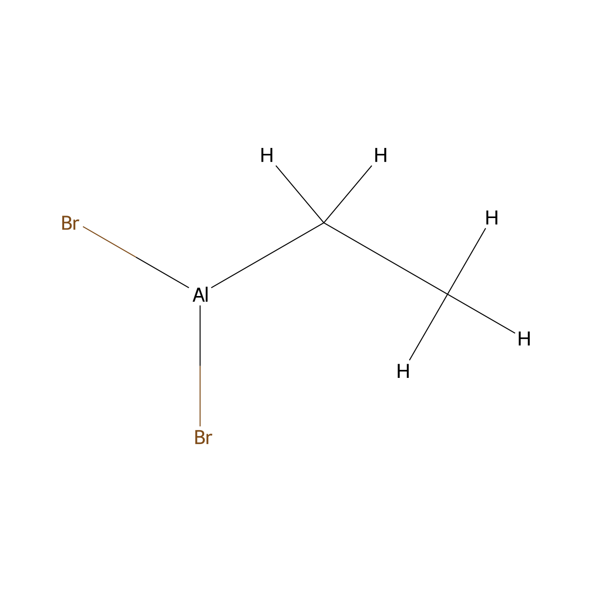 Dibromoethylaluminium molecular structure, CAS 2386-62-1