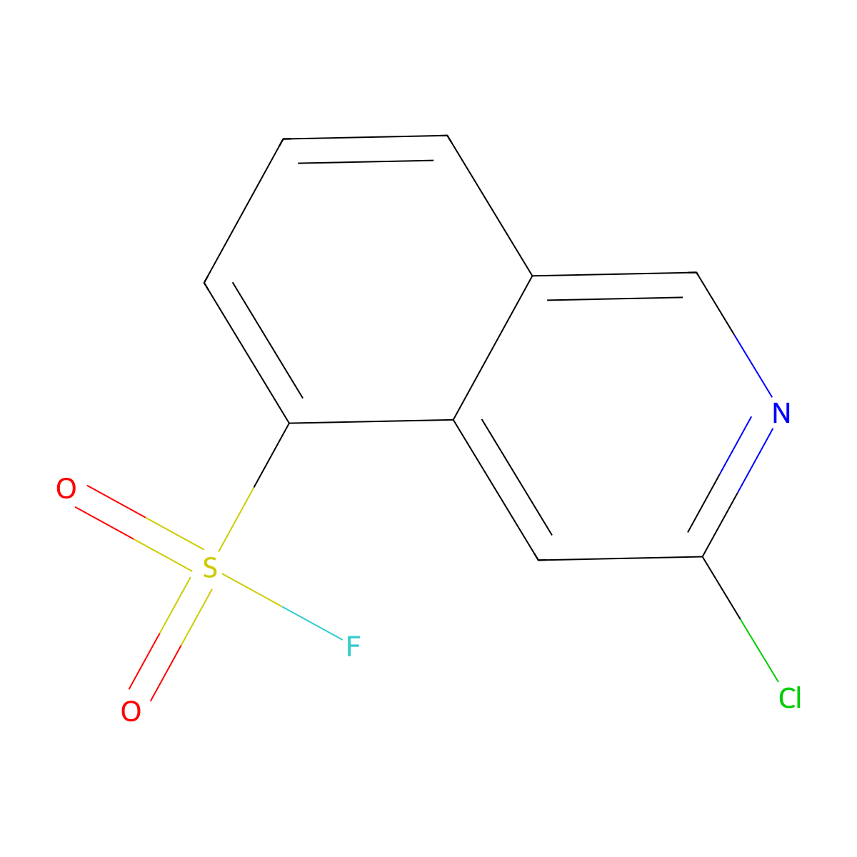 3-Chloroisoquinoline-5-sulfonyl fluoride molecular structure, CAS 2386029-65-6