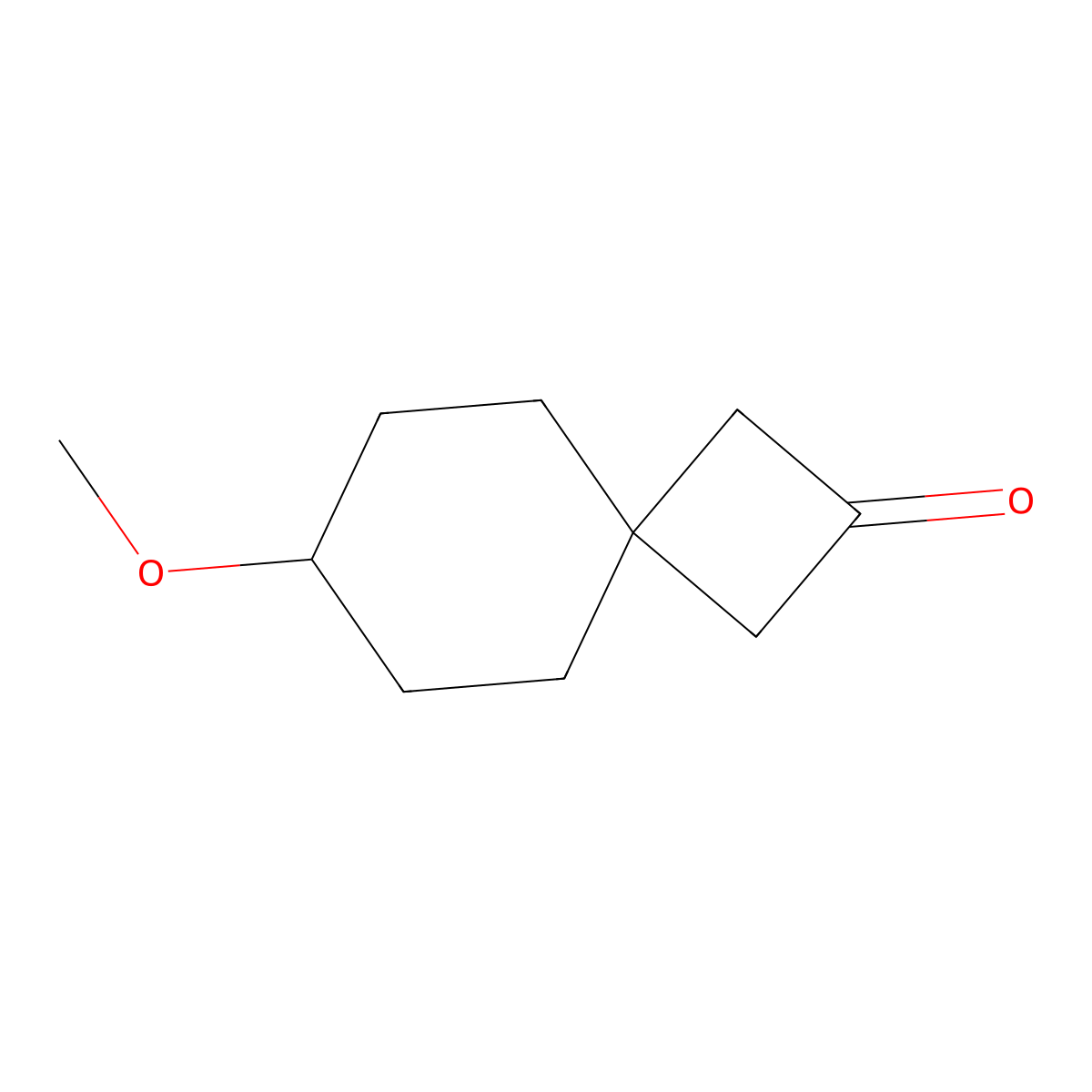 7-Methoxyspiro[3.5]nonan-2-one molecular structure, CAS 2386033-41-4