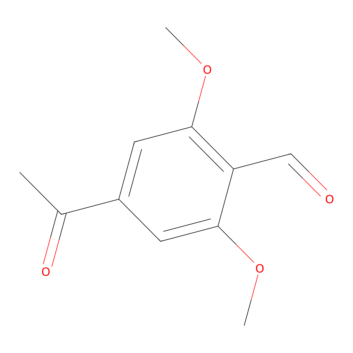 4-Acetyl-2,6-dimethoxybenzaldehyde molecular structure, CAS 2386045-99-2