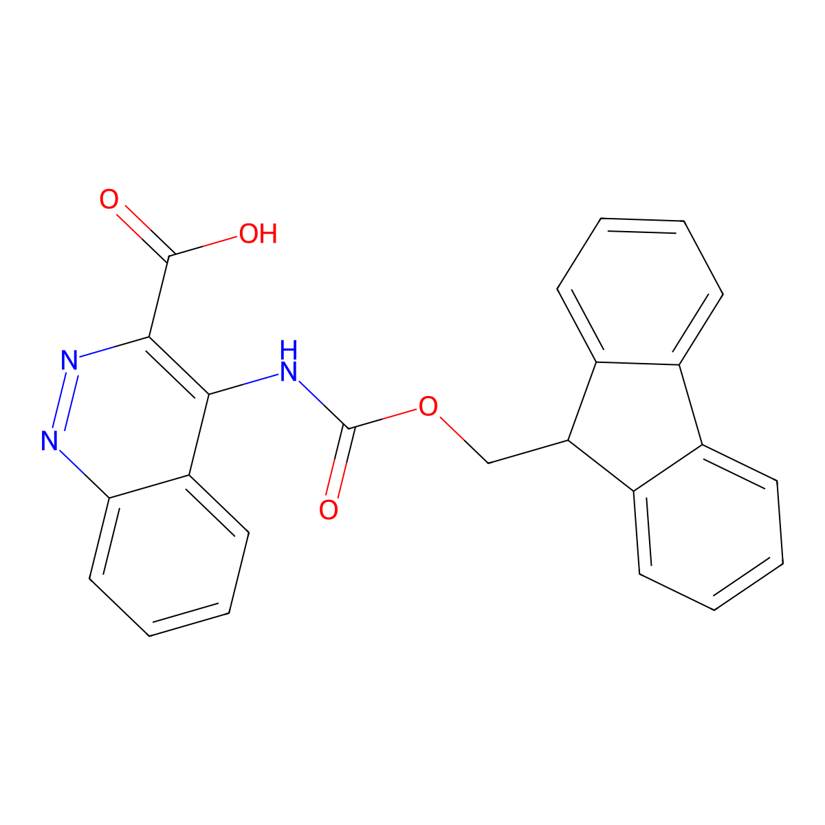 4-({[(9H-fluoren-9-yl)methoxy]carbonyl}amino)cinnoline-3-carboxylic acid molecular structure, CAS 2386141-30-4