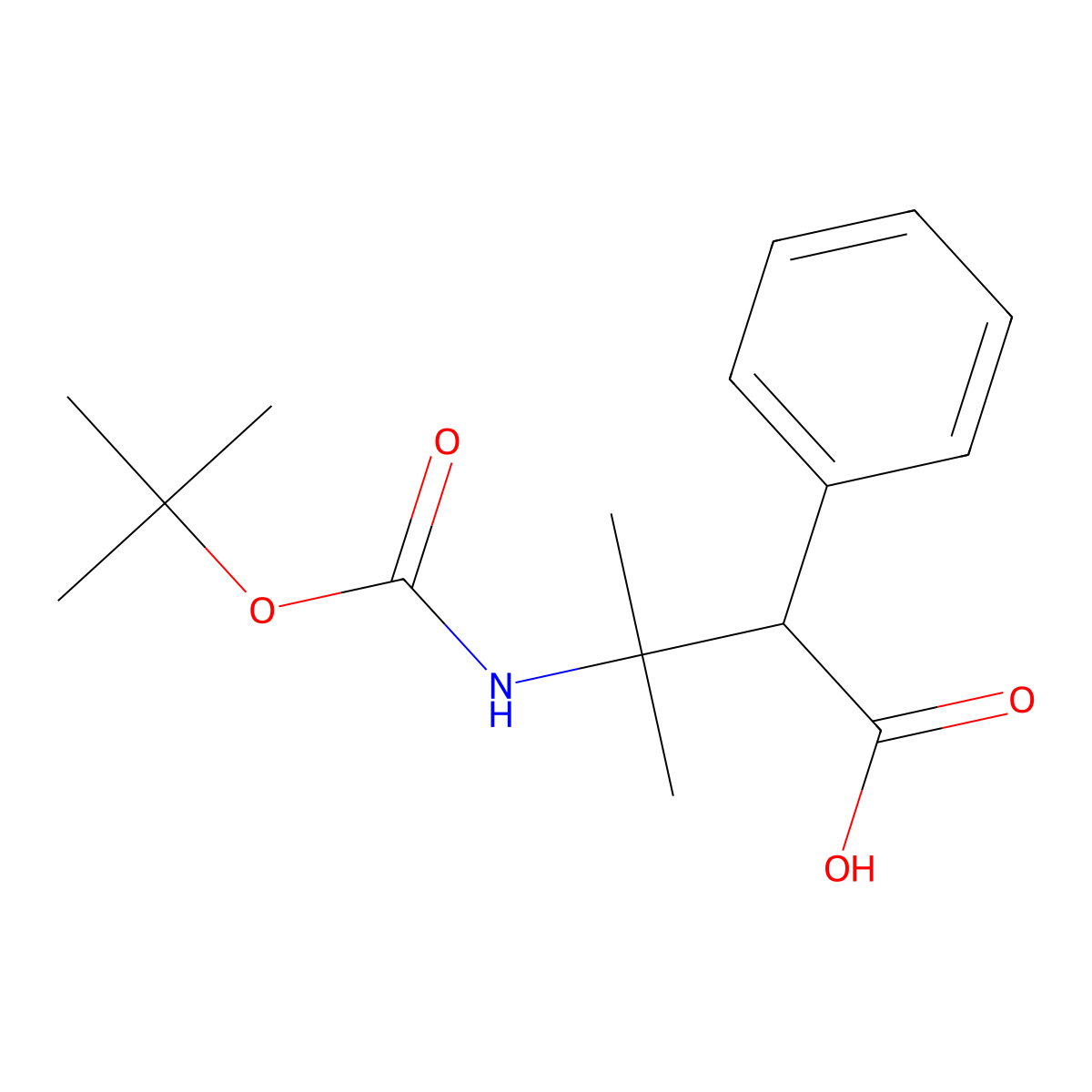 3-{[(Tert-butoxy)carbonyl]amino}-3-methyl-2-phenylbutanoic acid molecular structure, CAS 2386163-66-0