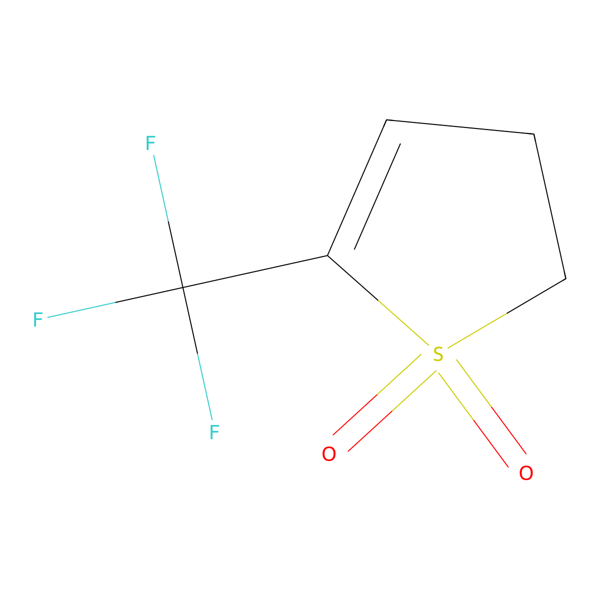 5-(Trifluoromethyl)-2,3-dihydrothiophene 1,1-dioxide molecular structure, CAS 2386223-44-3