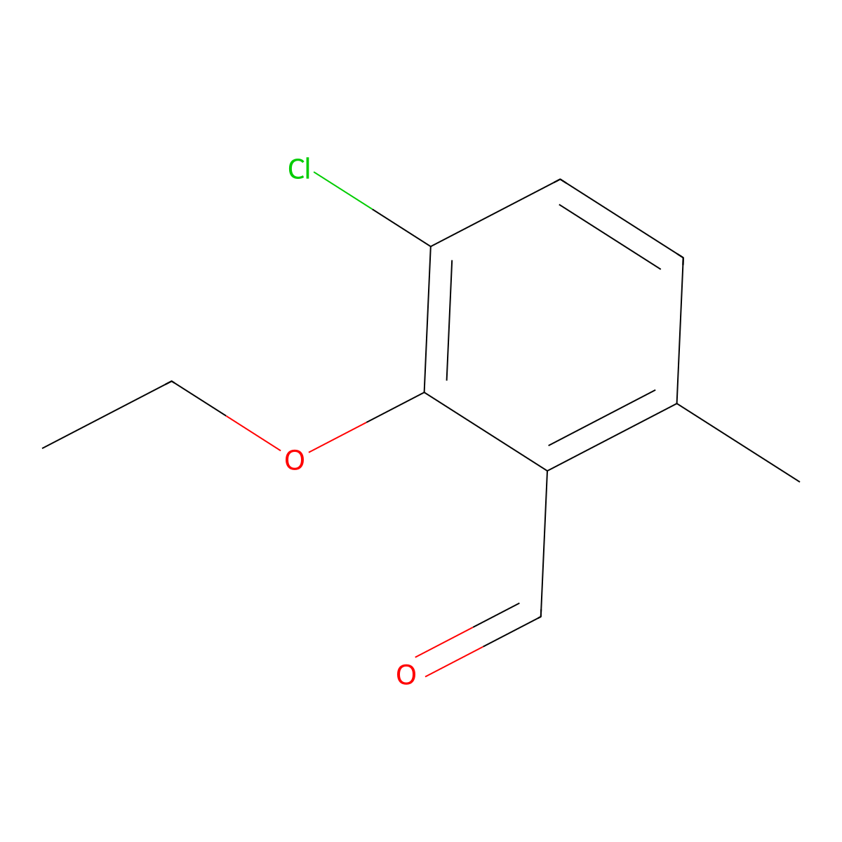 3-Chloro-2-ethoxy-6-methylbenZaldehyde molecular structure, CAS 2386246-77-9