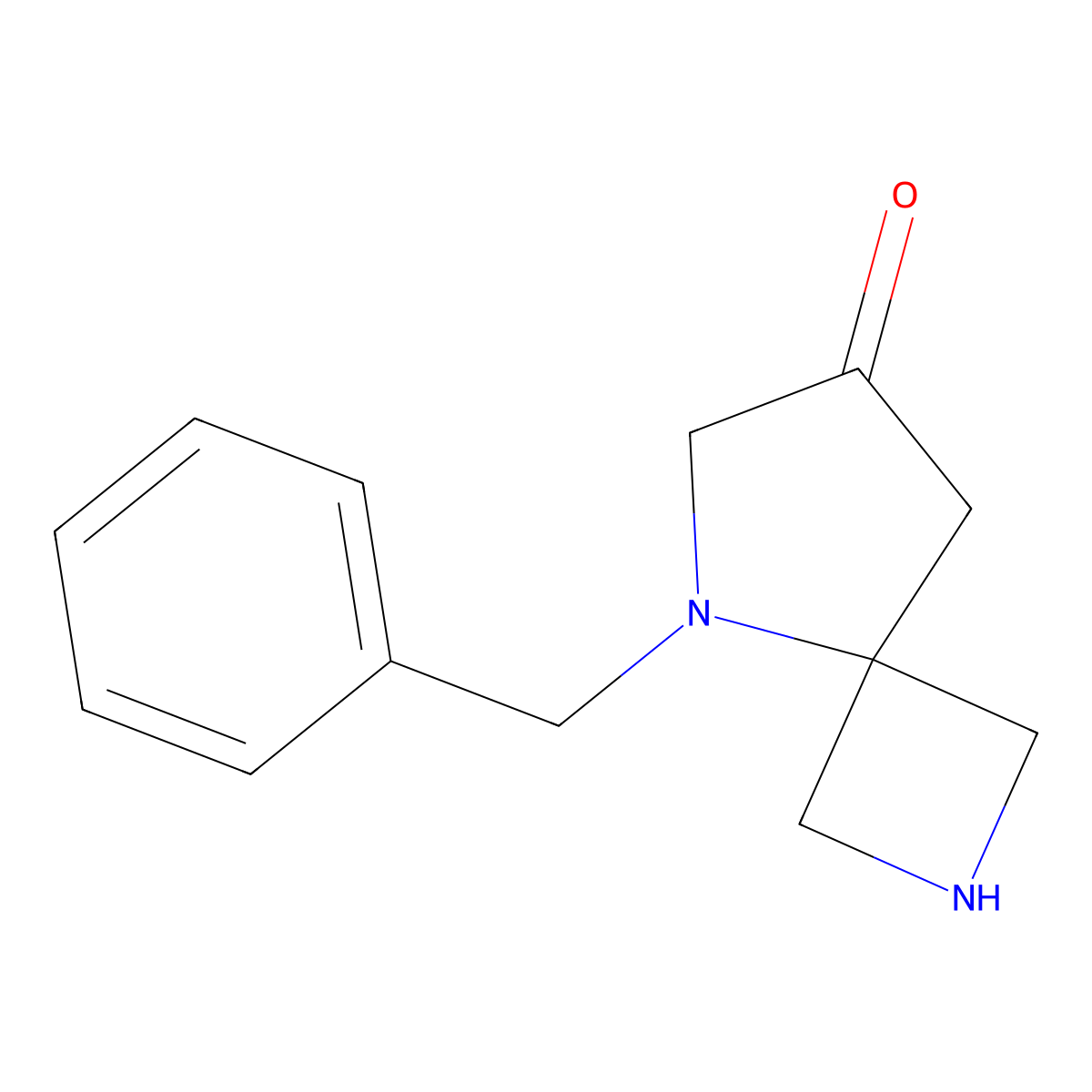 5-Benzyl-2,5-diazaspiro[3.4]octan-7-one molecular structure, CAS 2386305-08-2