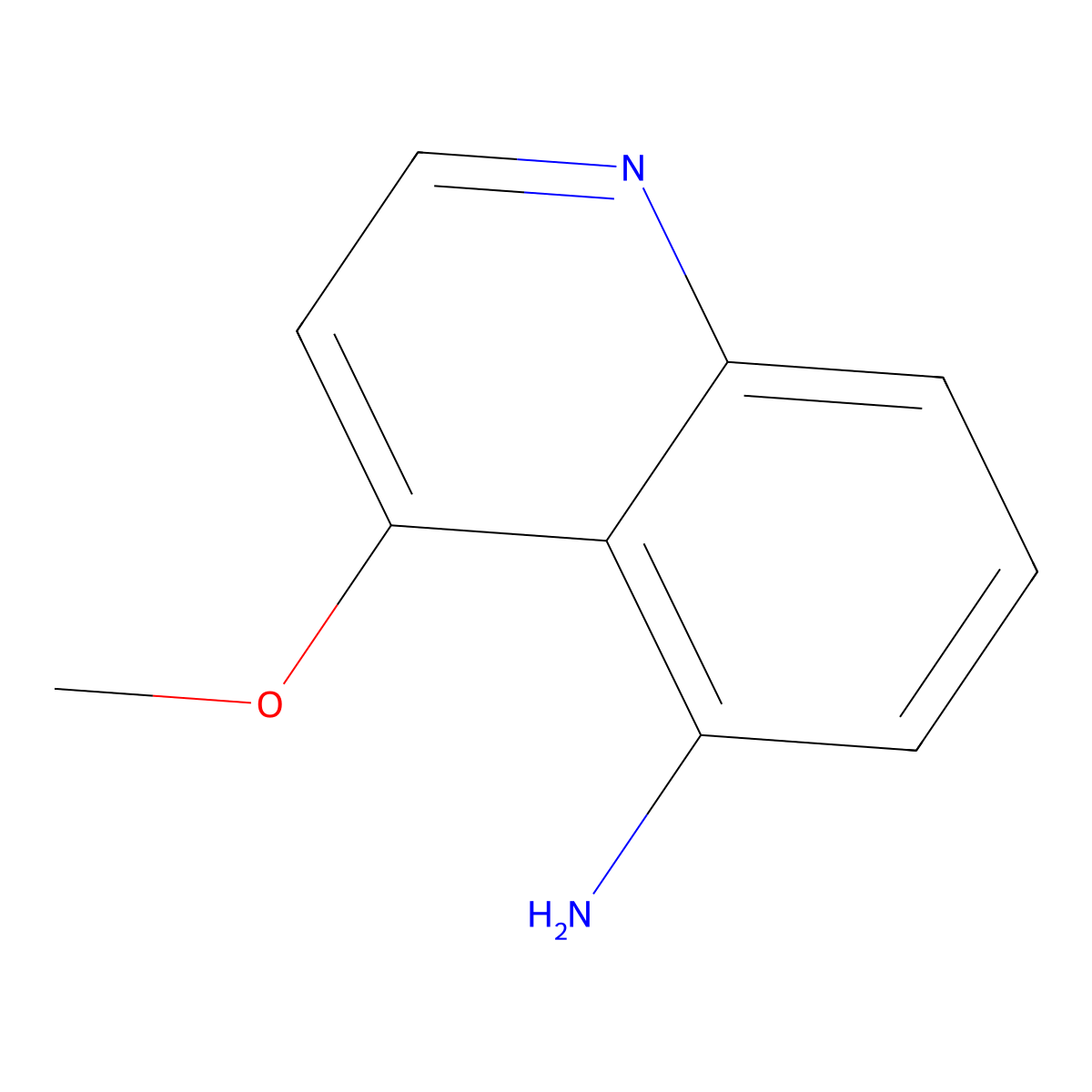 4-Methoxyquinolin-5-amine molecular structure, CAS 2386327-94-0