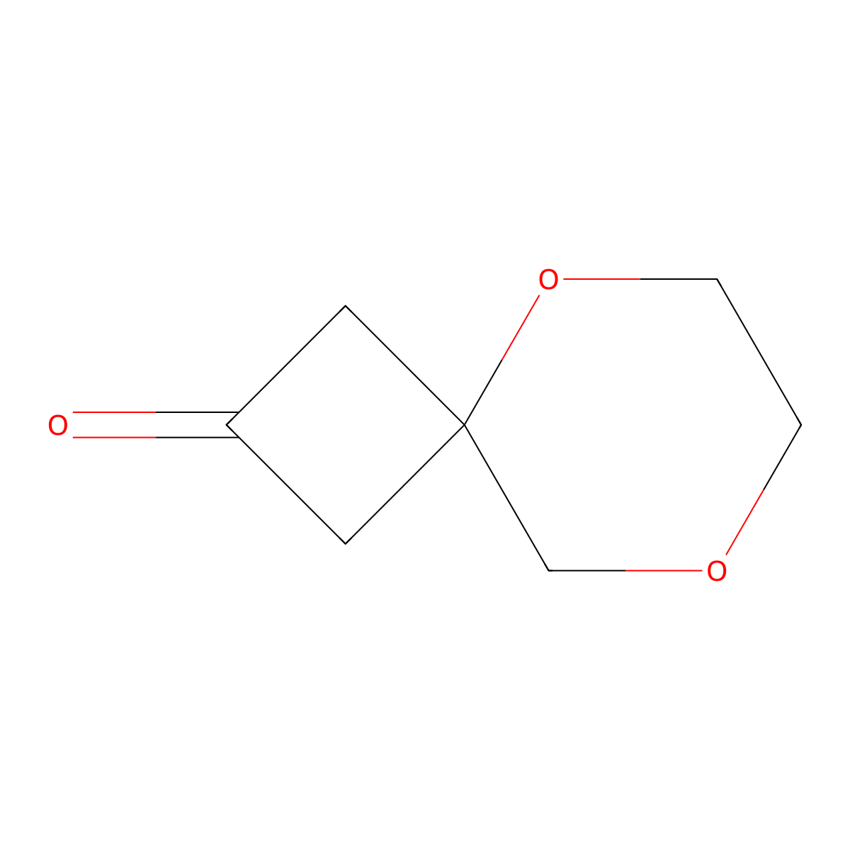 5,8-Dioxaspiro[3.5]nonan-2-one molecular structure, CAS 2386384-86-5